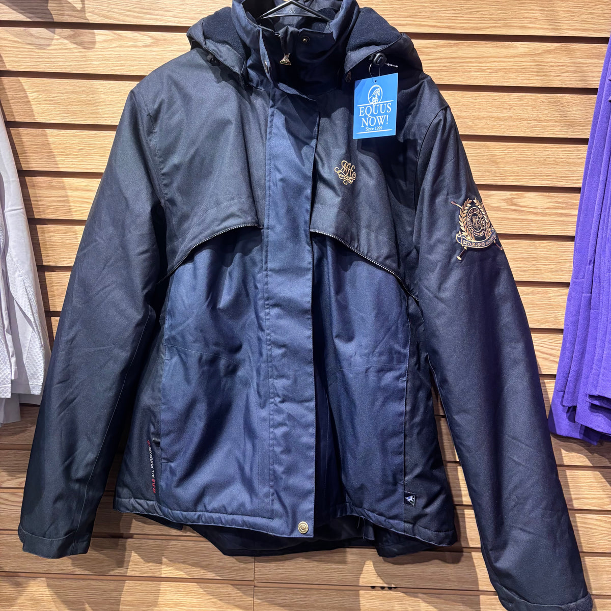 Used XL Navy Mountain Horse Winter Jacket