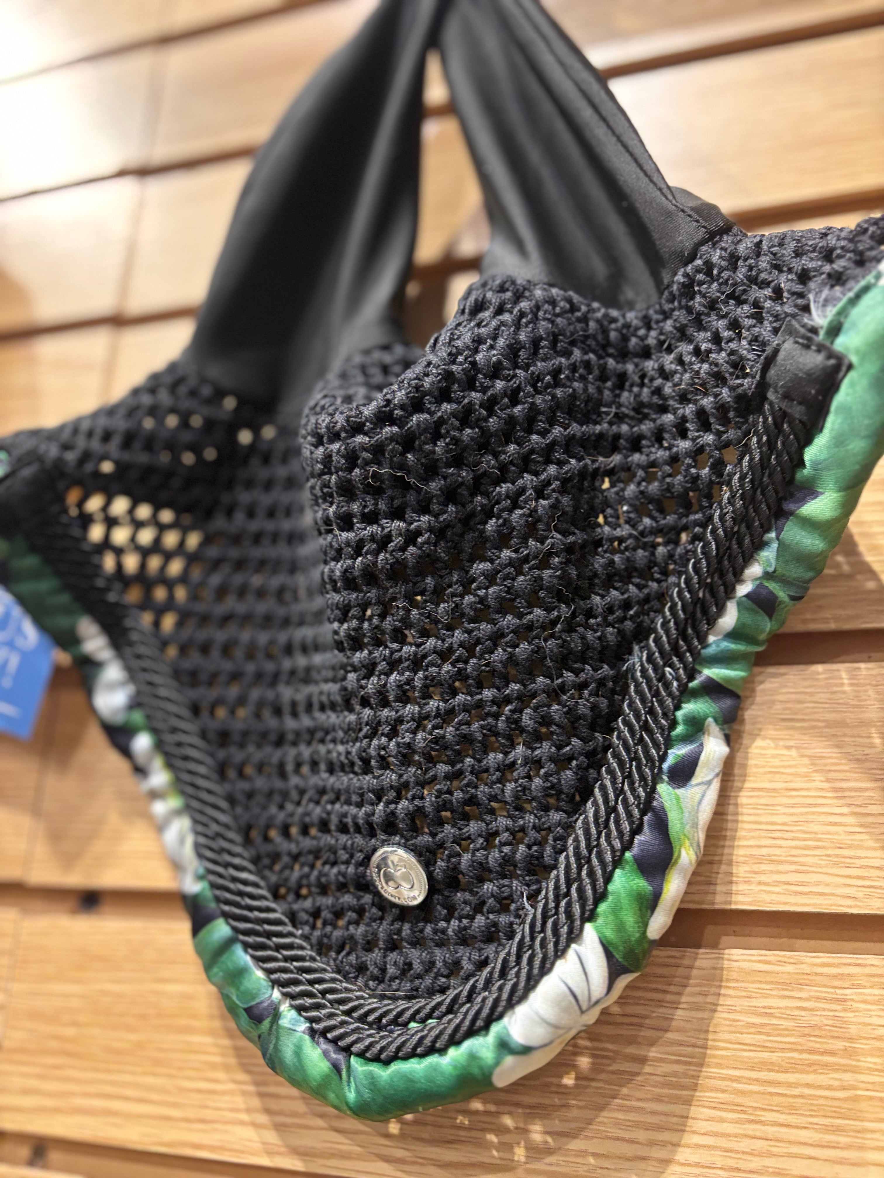 Used Full Black Dapple Bay Fly Bonnet