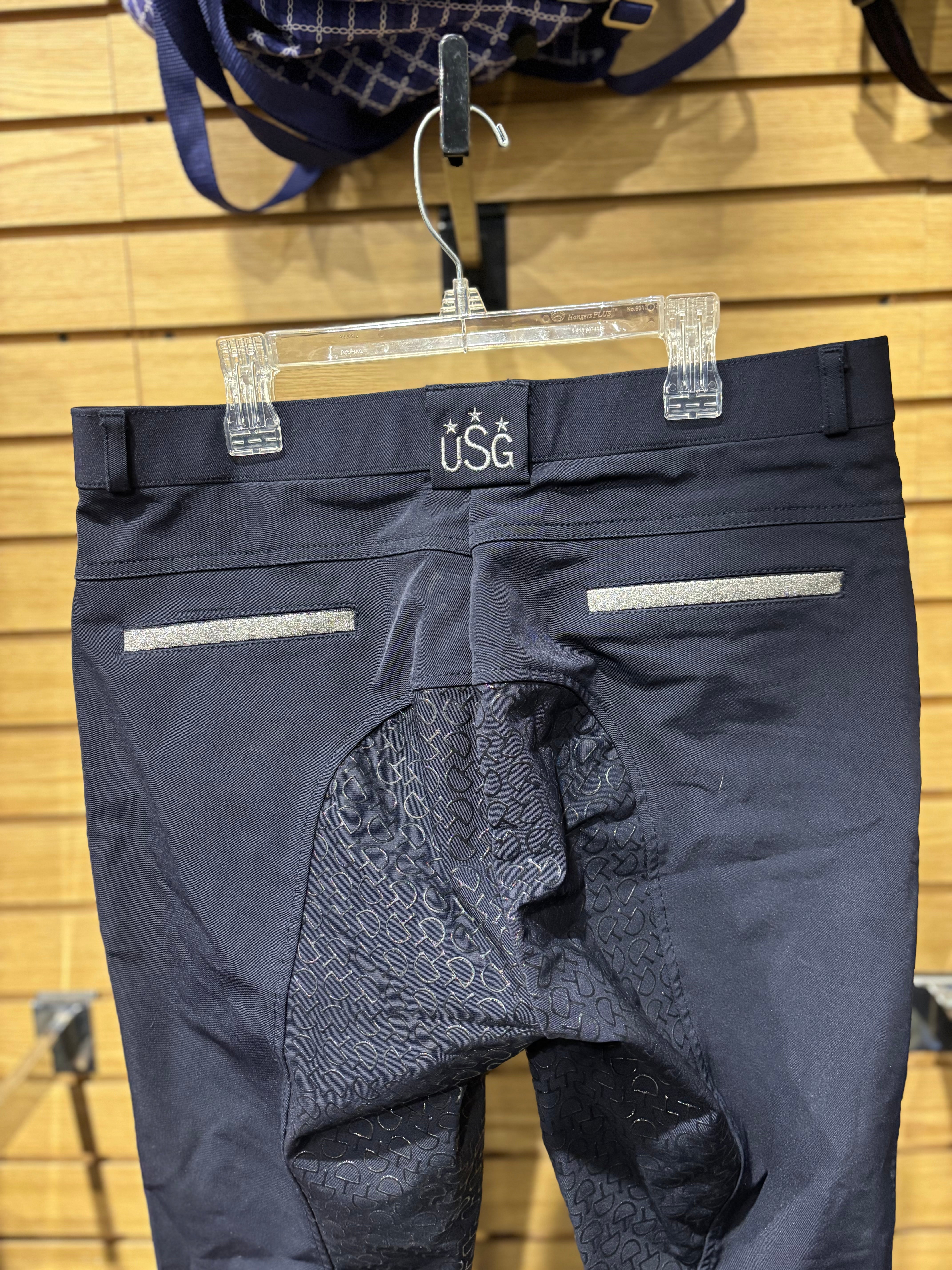 Used USG 32 Navy Full Seat Breeches