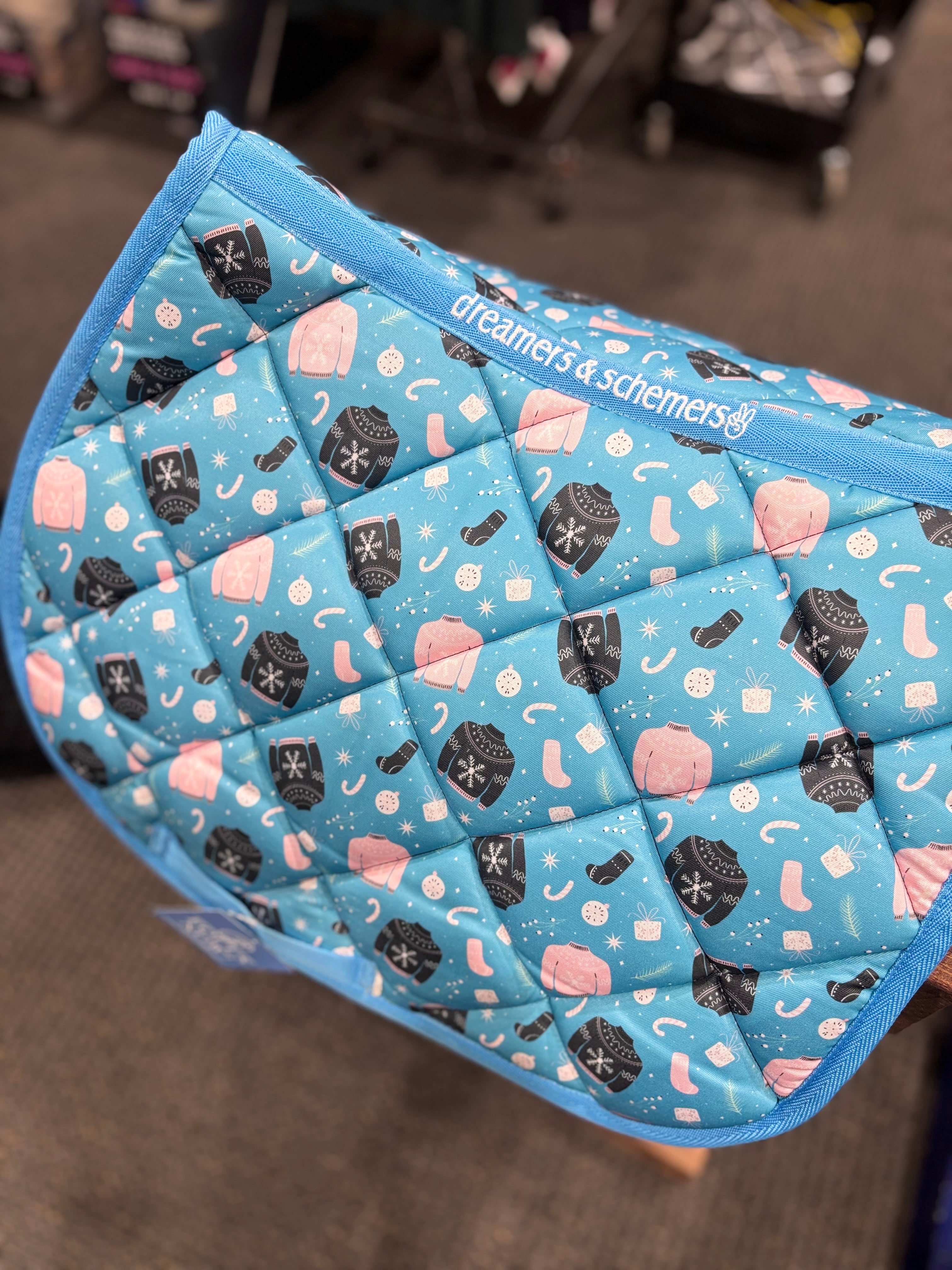Used Pony Winter Theme Dreamers and Schemers Saddle Pad