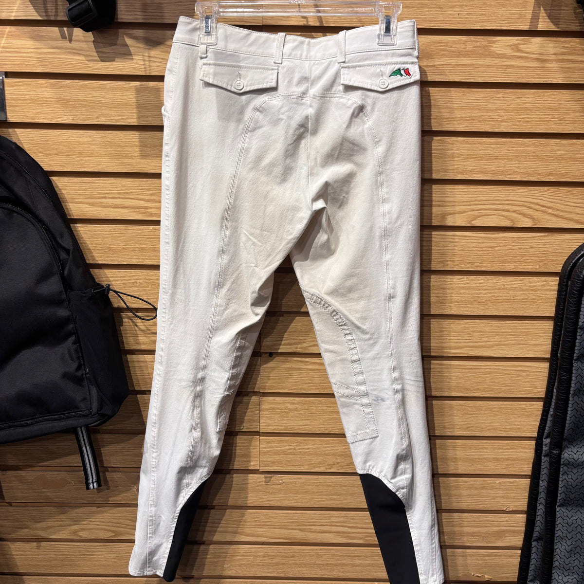 Used Medium/27 White Equiline Breeches