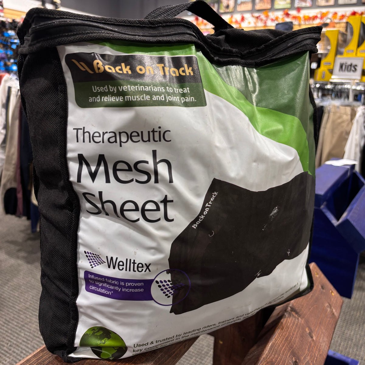 Used 87" Back on Track Mesh Sheet Black