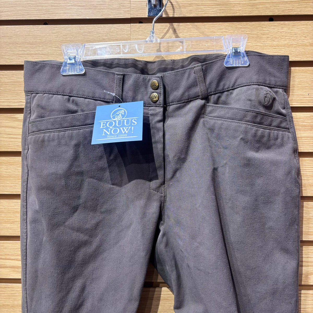 Used 36R Grey Ovation Knee Patch Breeches