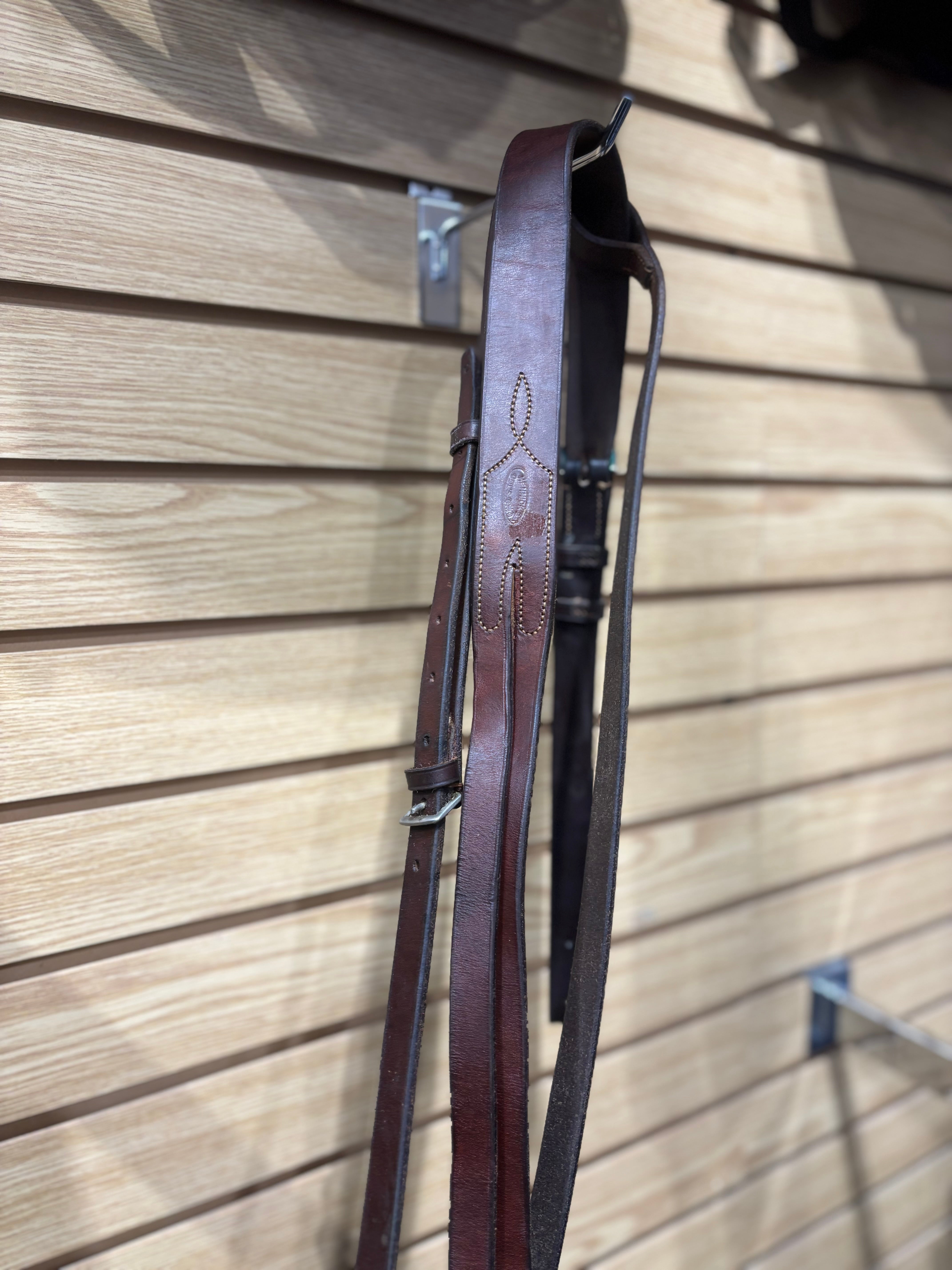 Used Brown Leather Running Martingale