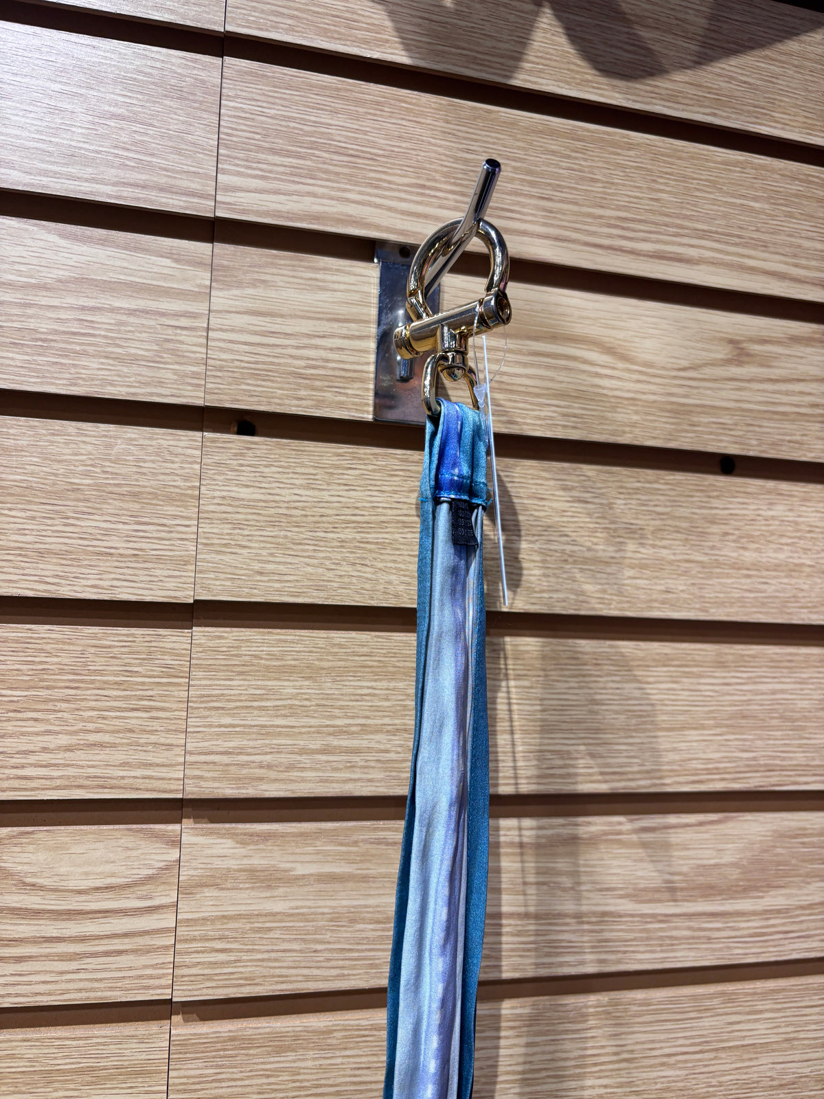 Used Blue Silk Bit Belt