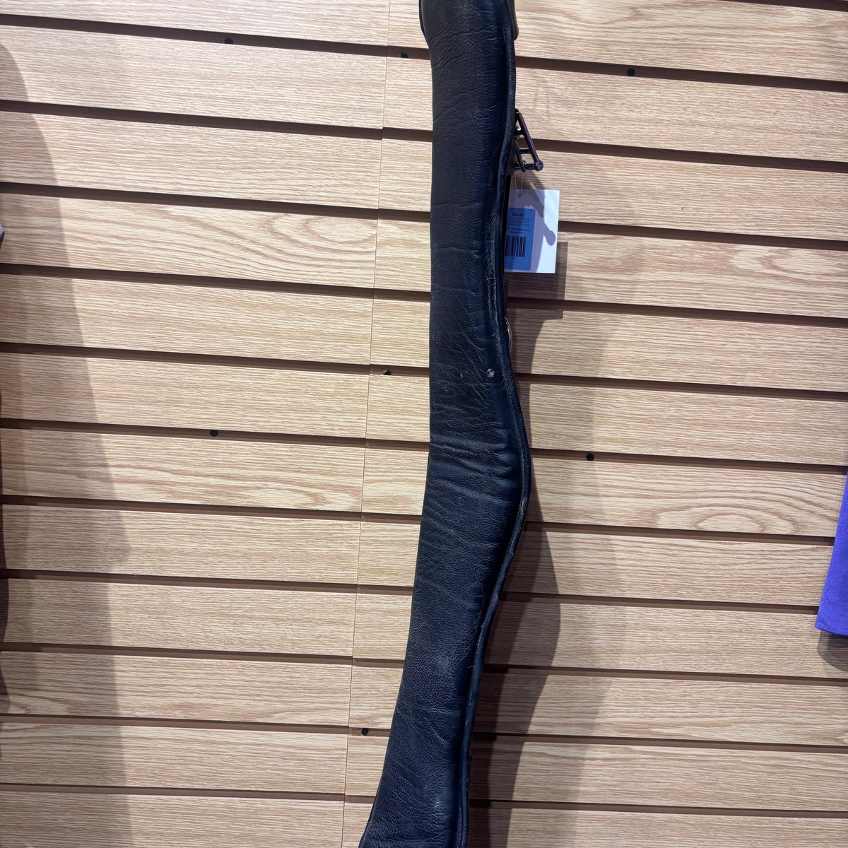 Used 30" Black Padded Leather Dressage Girth