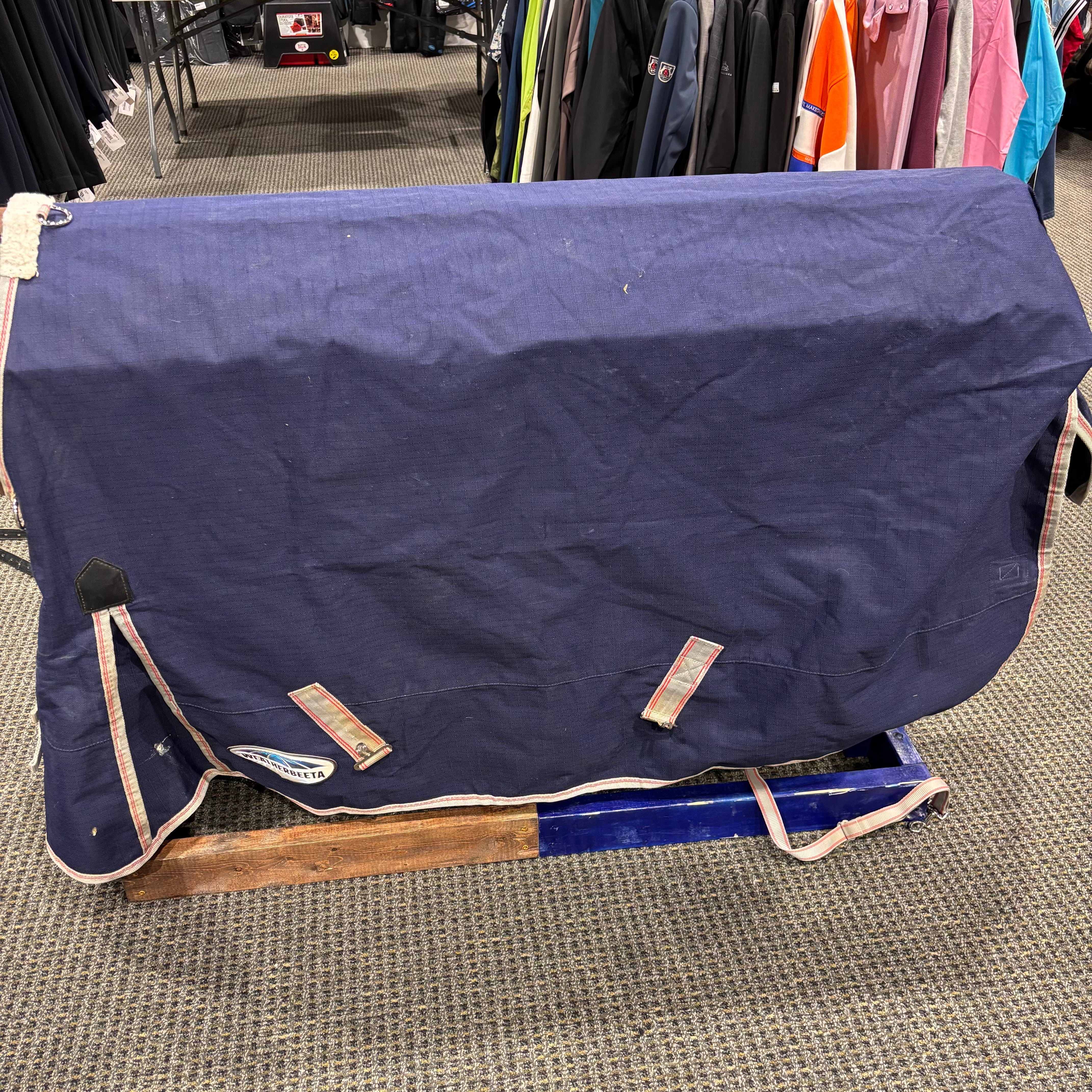 Used 66" Weatherbeeta Comfitec Standard Neck Navy Turnout Sheet