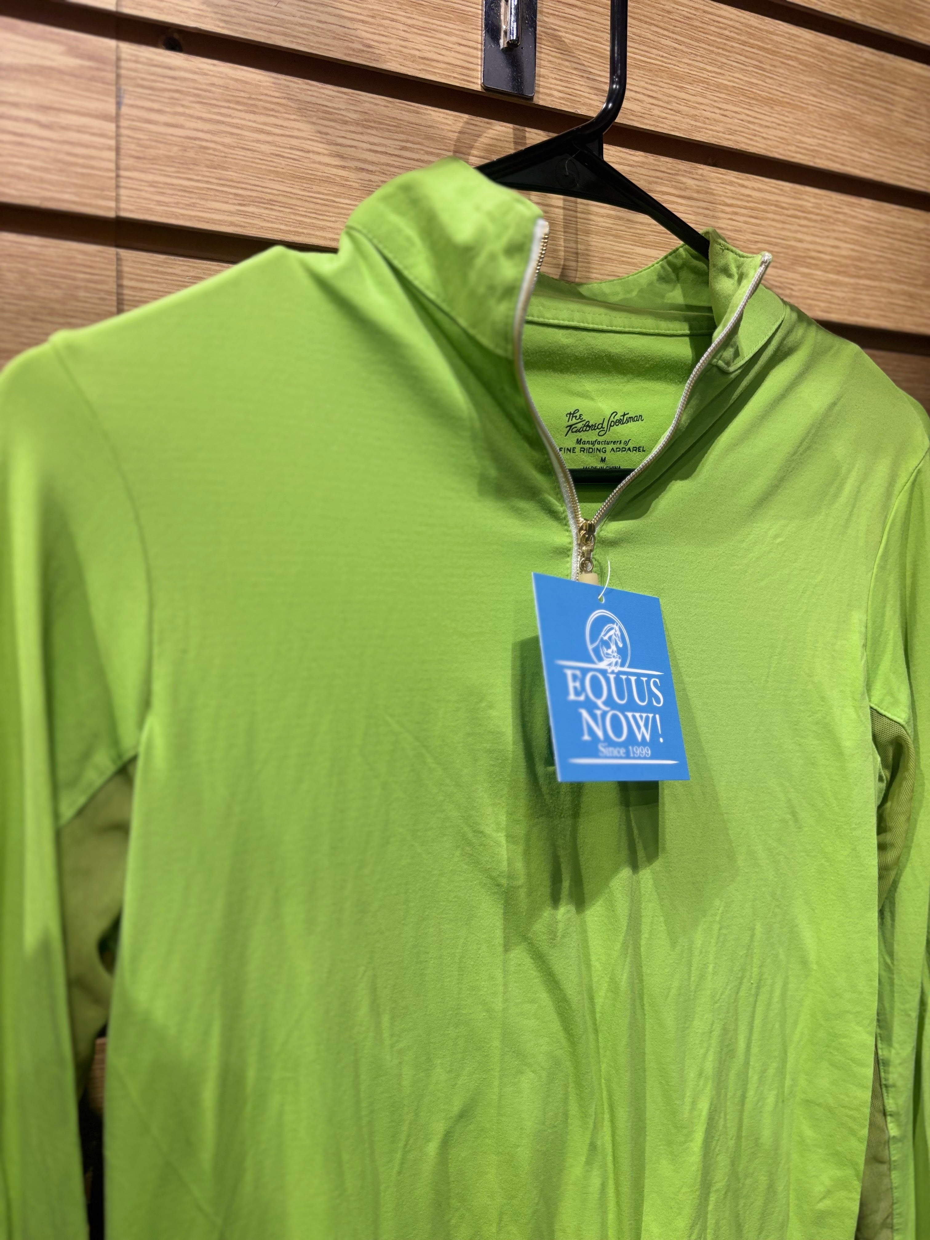 Used Medium Lime Green Tailored Sportsman Sun Shirt