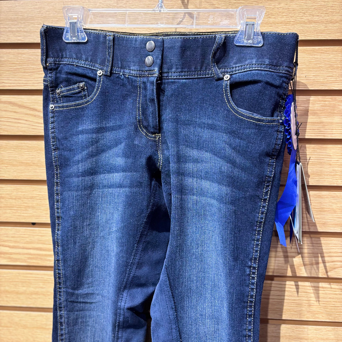 Used 28L Denim Goode Rider Full Seat Breeches