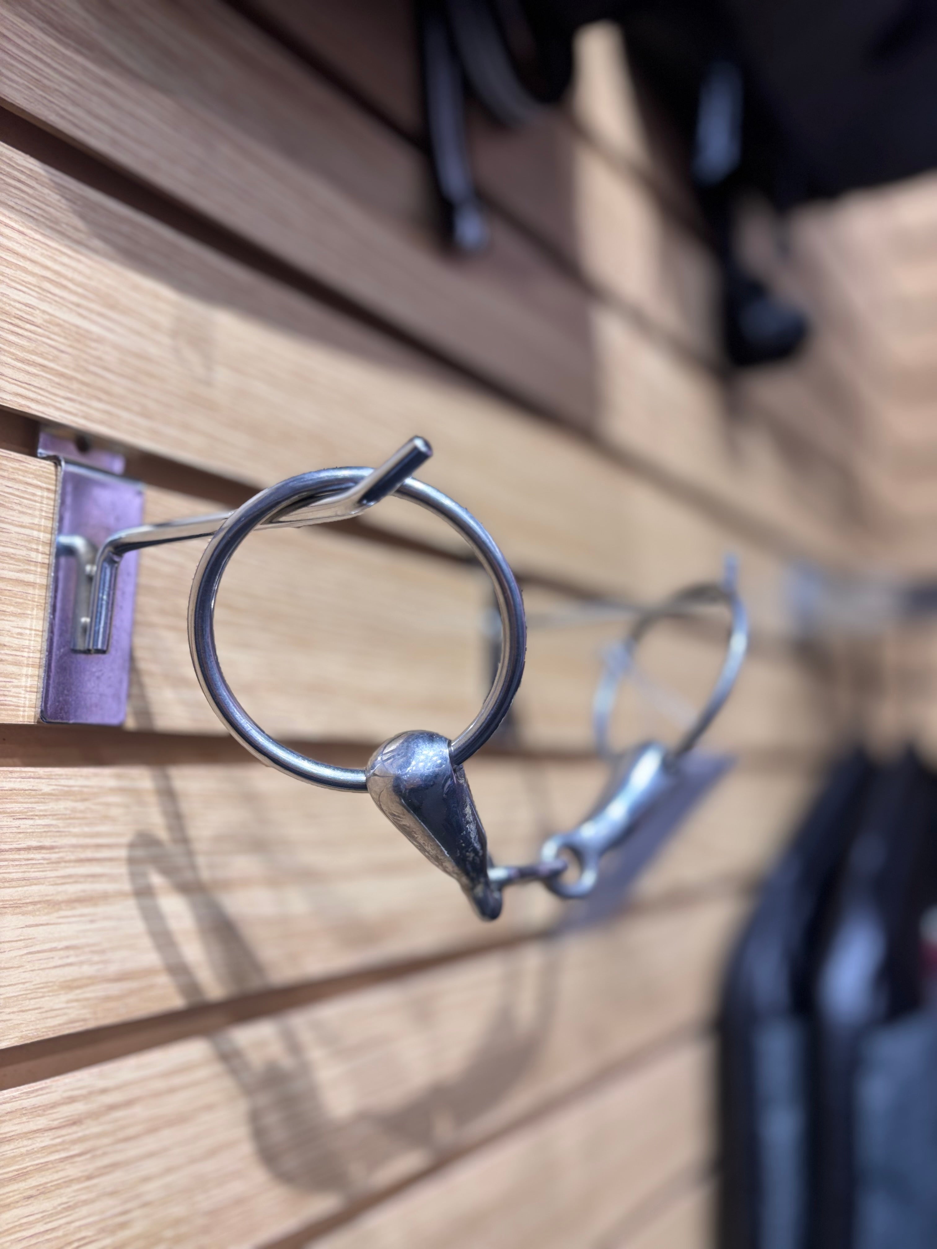Used French Link Snaffle Bit
