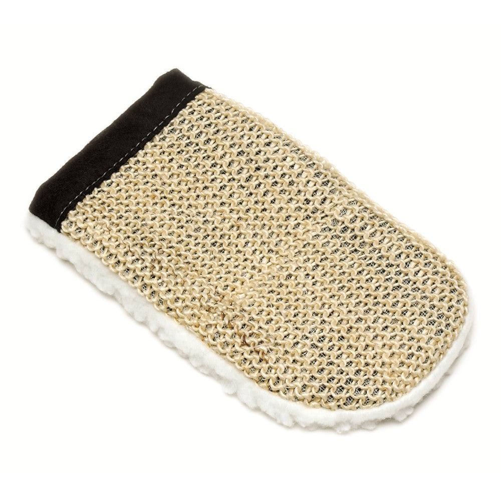 Sisal & Fleece Grooming Mitt - sku to order - 17092