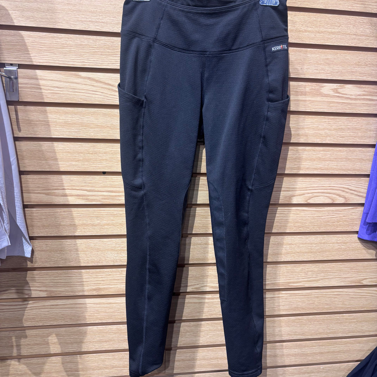 Used Small Black Kerrits Insulated Riding Tights