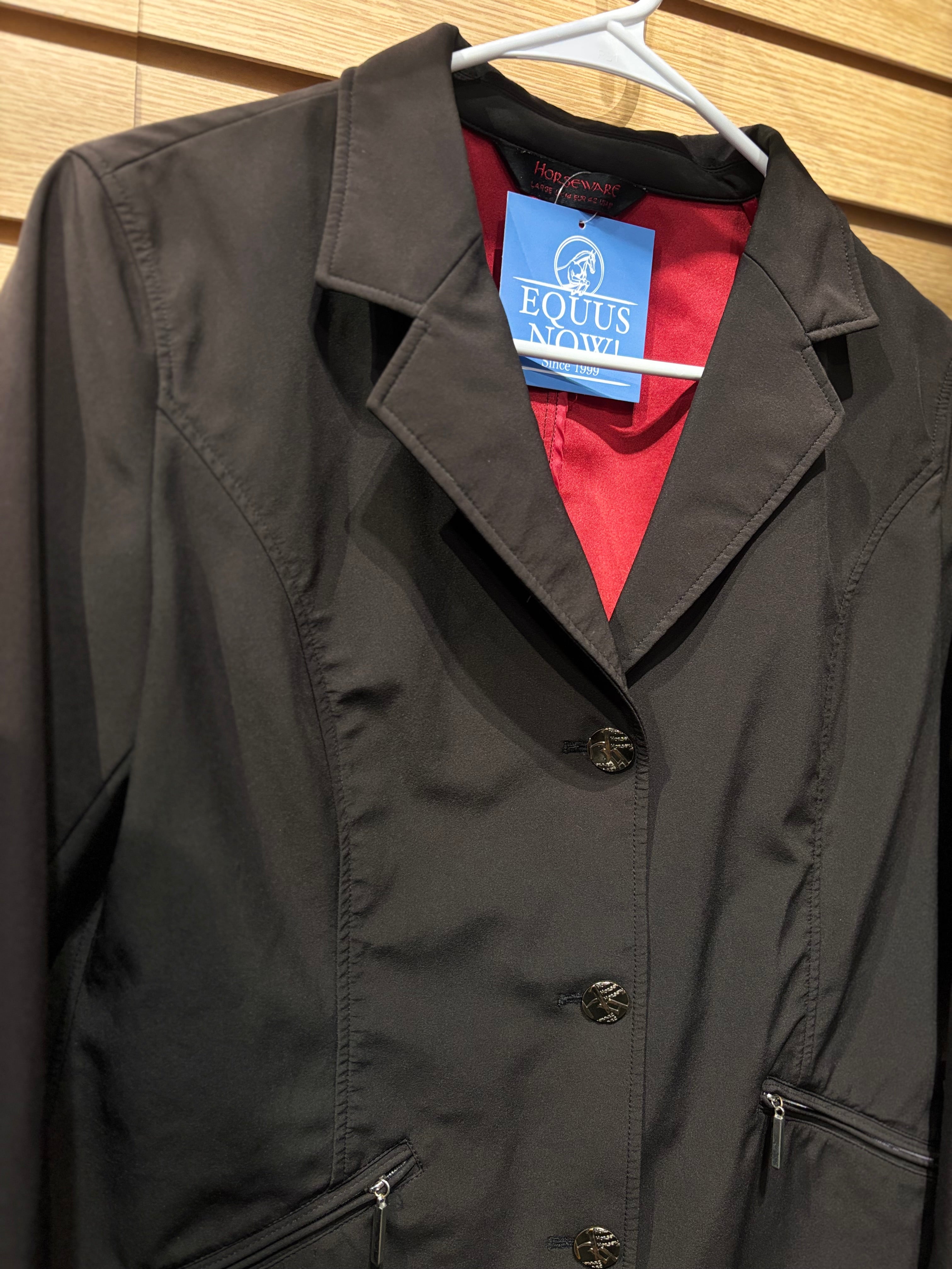 Used US10 Black Horseware Show Coat