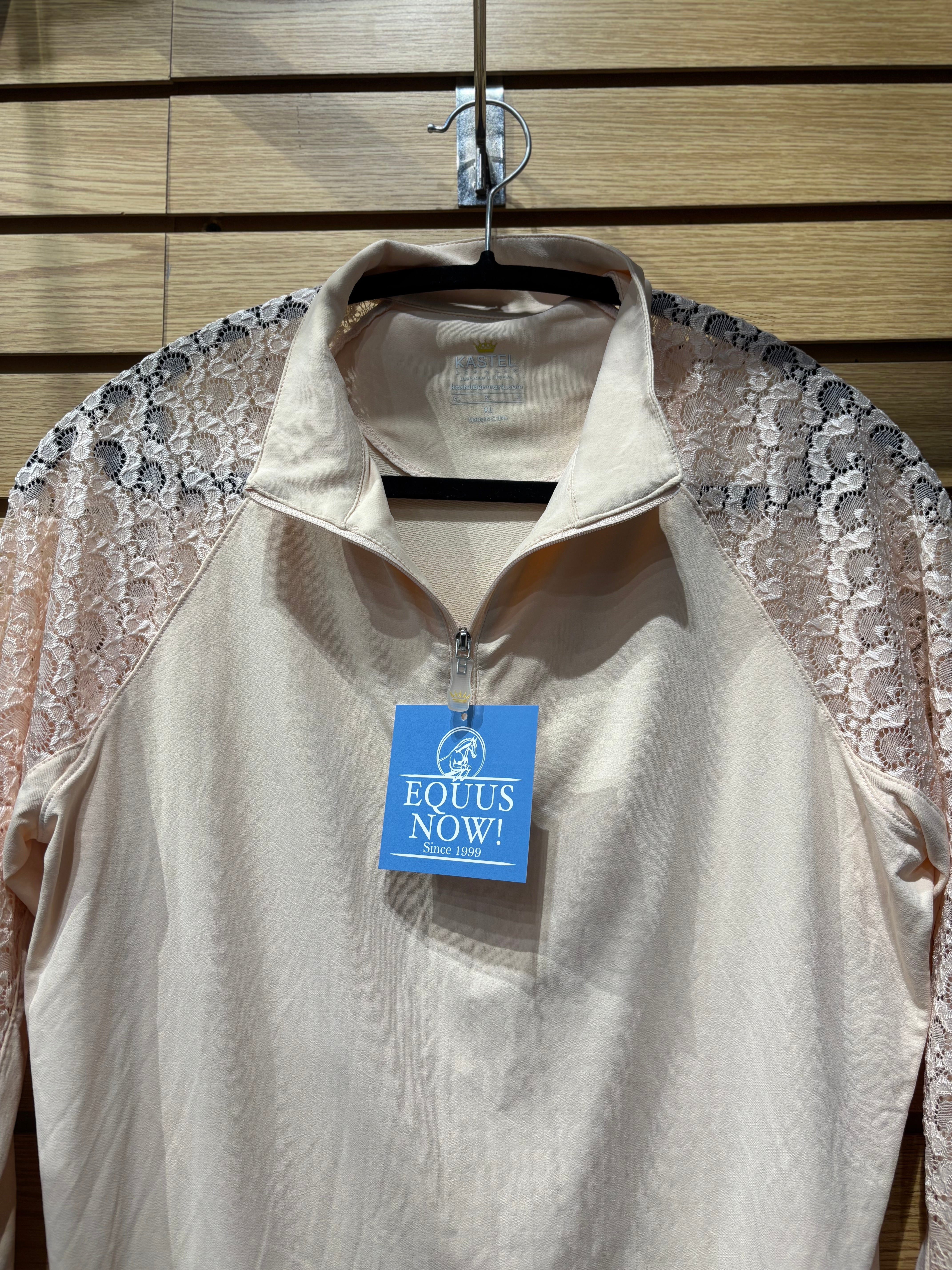 Used Kastel Denmark Lace XL Peach Long Sleeve Shirt