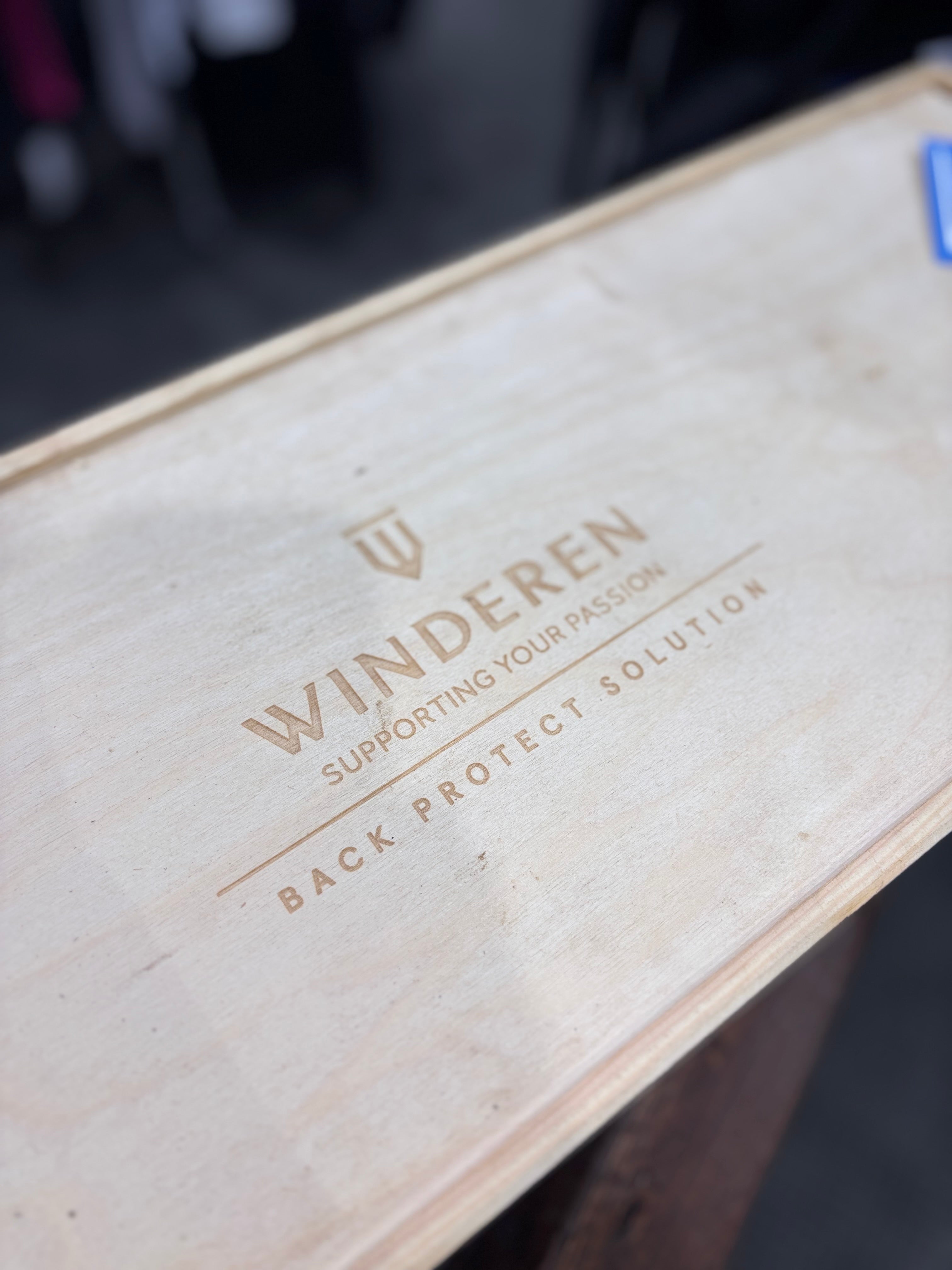 Used 17" Black Winderen Correction Half Pad with Shims
