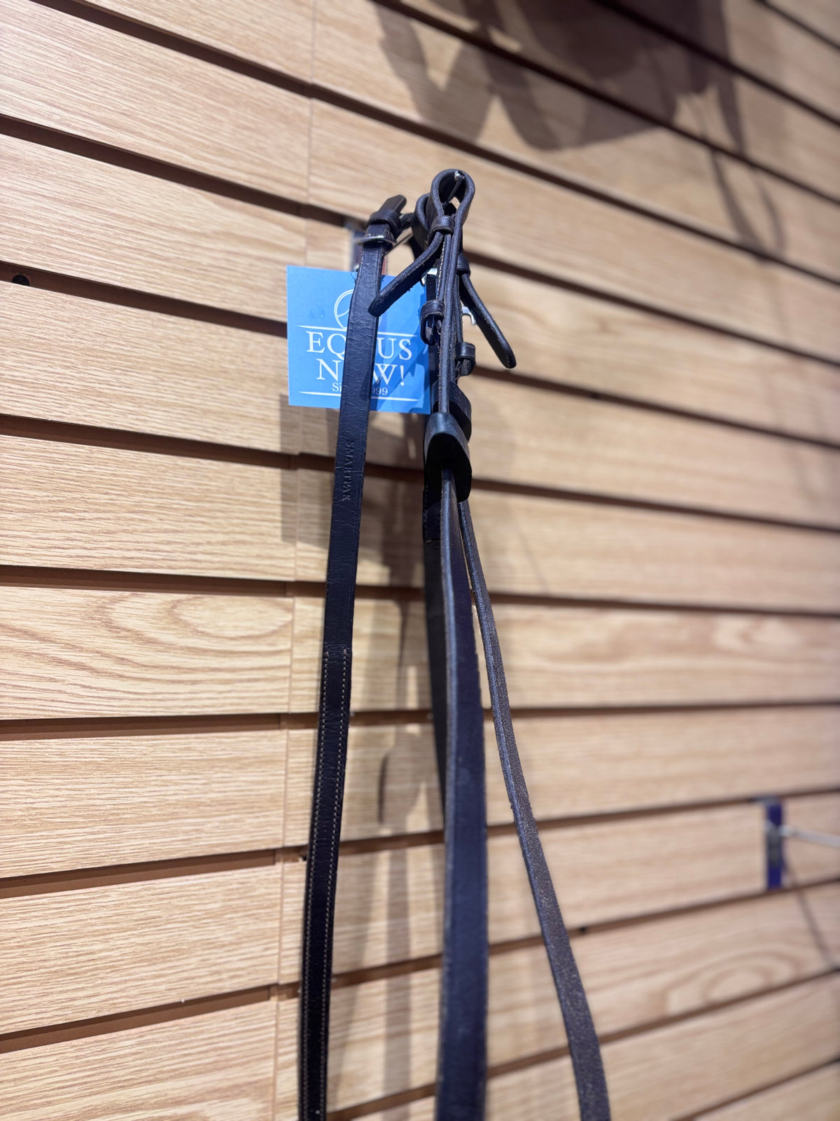 Used 54" Brown Rubber/Leather Flat Reins