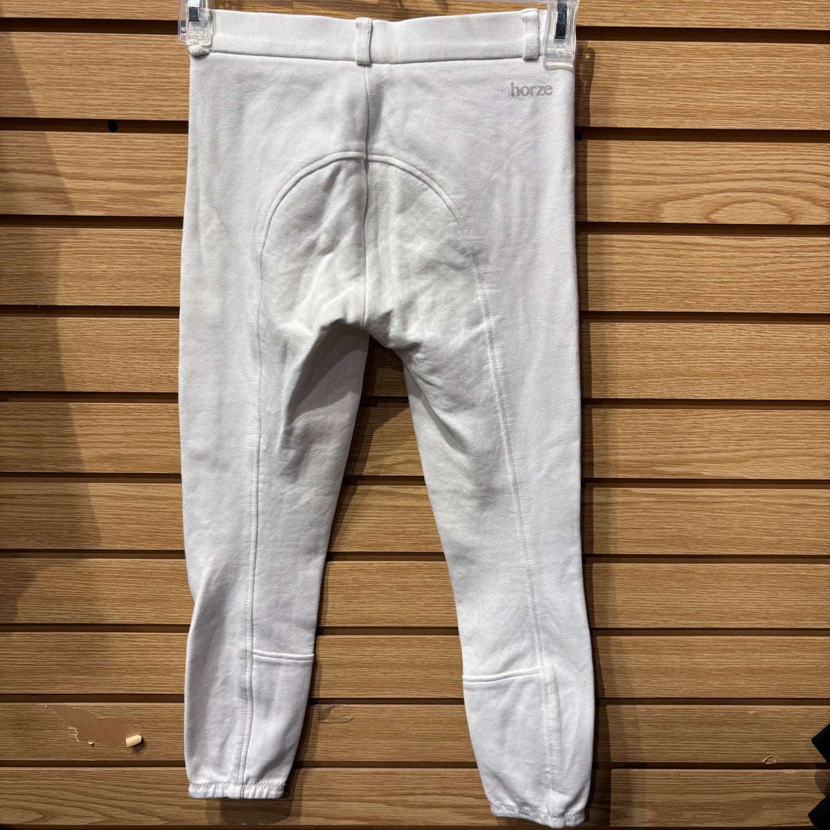 Used Youth Medium White Horze Full Seat Breeches