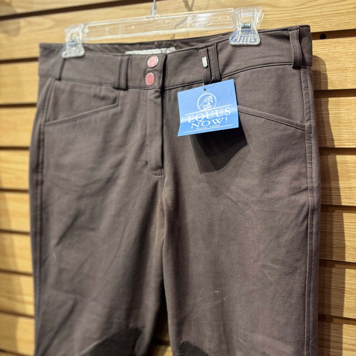 Used 30R Grey Tredstep Symphony Knee Patch Breeches