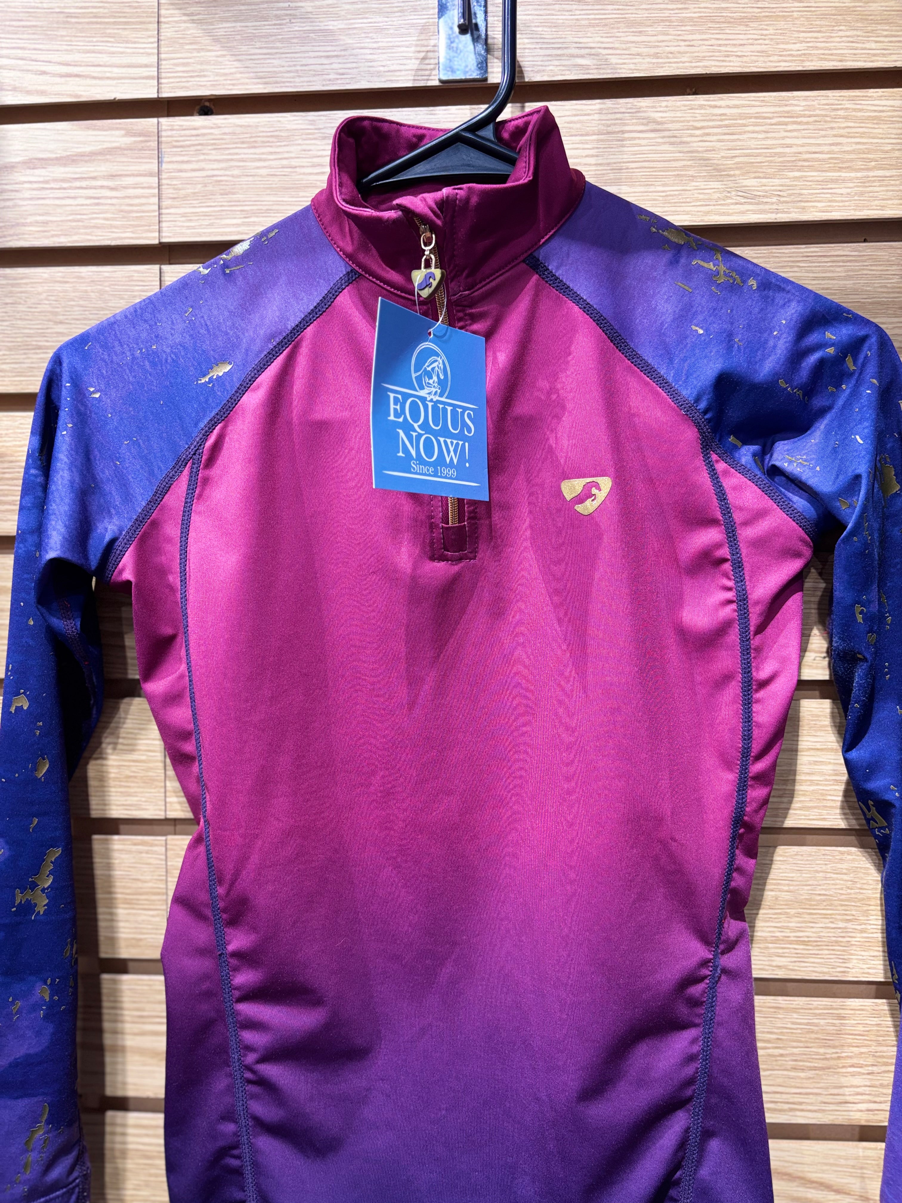 Used 9/10 YR Pink Aubrion 1/4 Zip Shirt