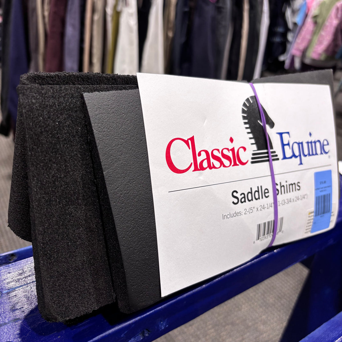Used Black Classic Equine Western Saddle Shims