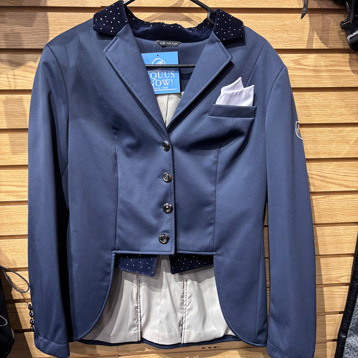 Used Fair Play 46 Navy Dressage Coat