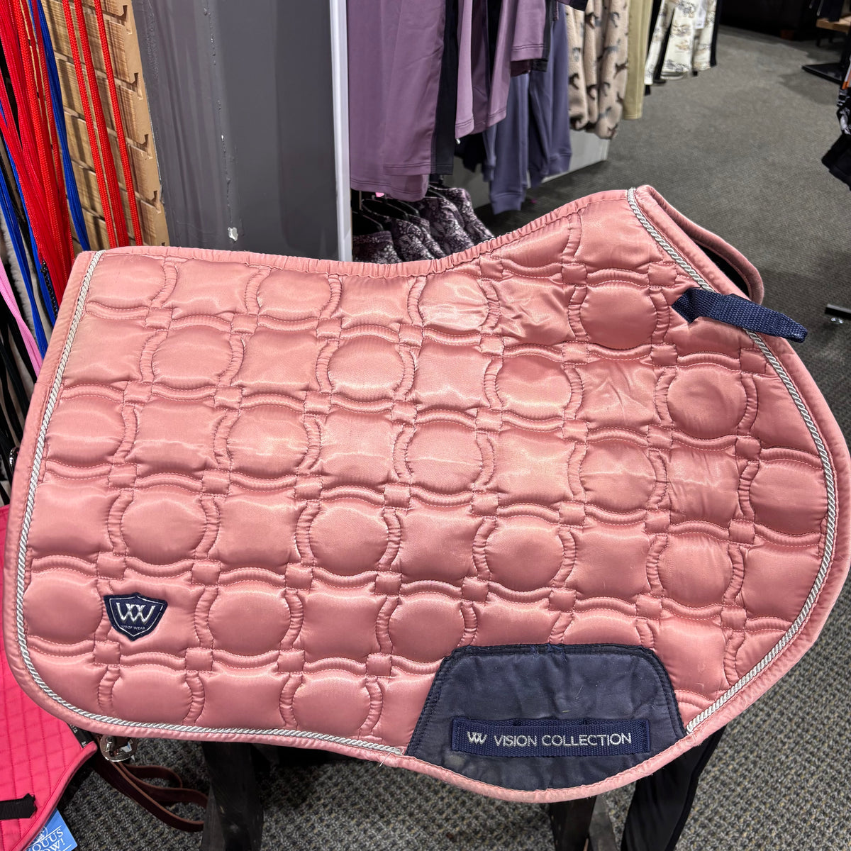Used Full Blush Pink WoofWear CC Saddle Pad