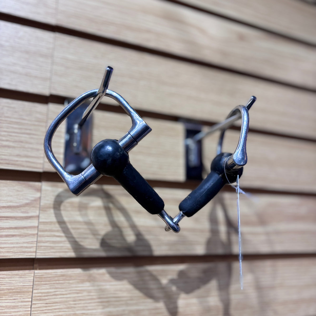 Used 5.5" Single Jointed Rubber D Ring Snaffle