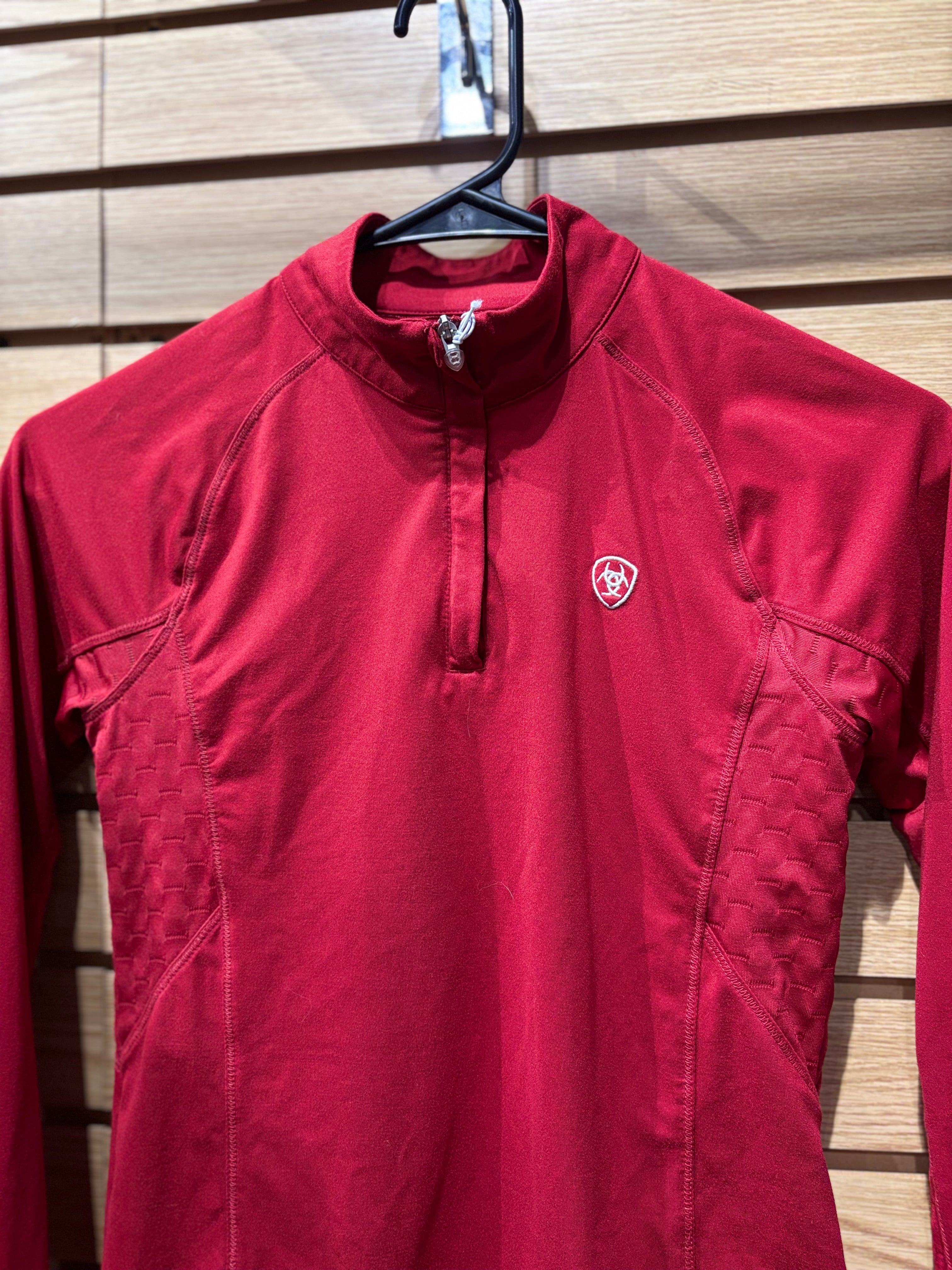 Used Kids Red Ariat Long Sleeve
