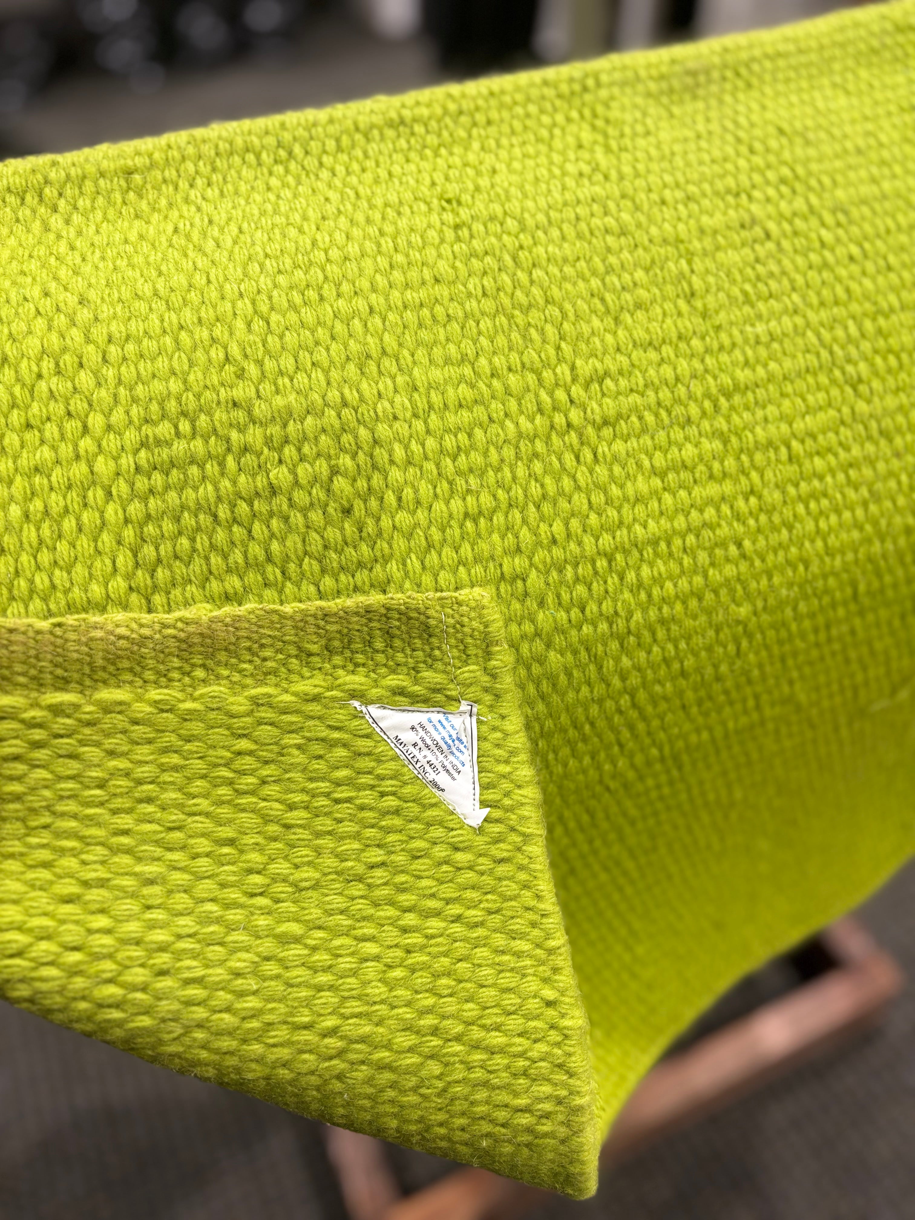 Used Mayatex Lime Green Western Saddle Pad