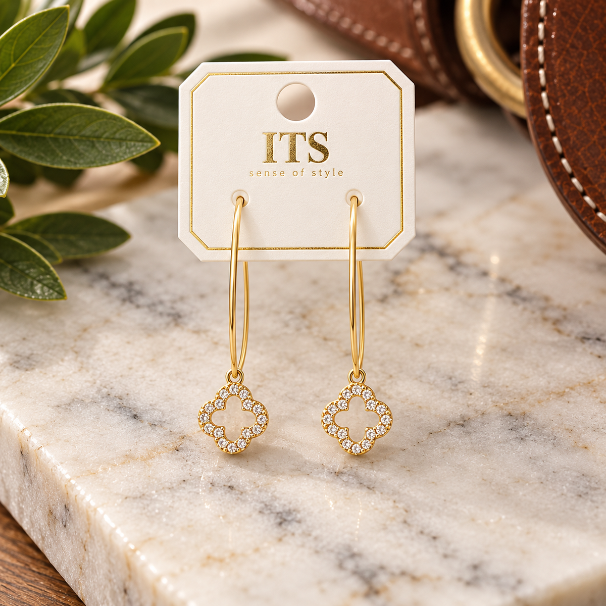 ITS Flower Dangle Earring