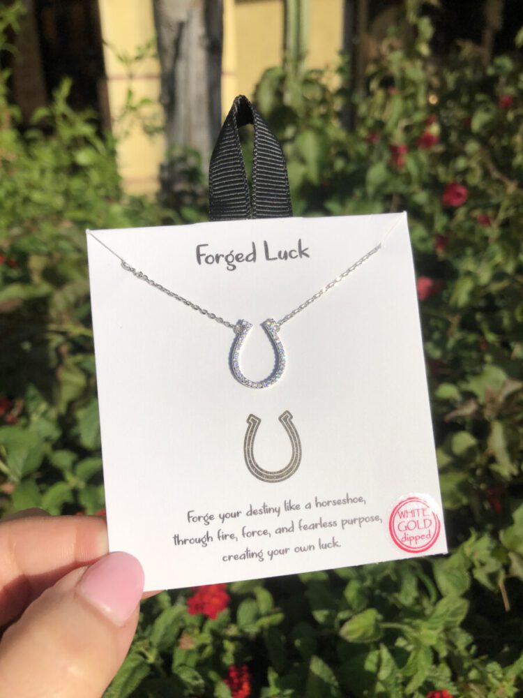 Forged Luck Pendant Necklace