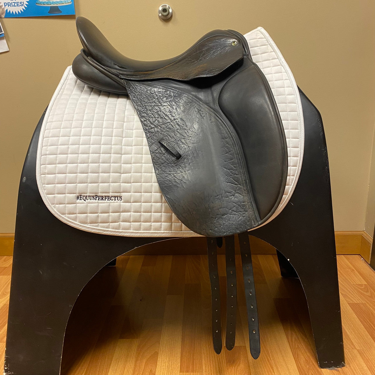 Used County Connection Dressage Saddle - 17" Seat - Wide Tree - sku to order - 11000300