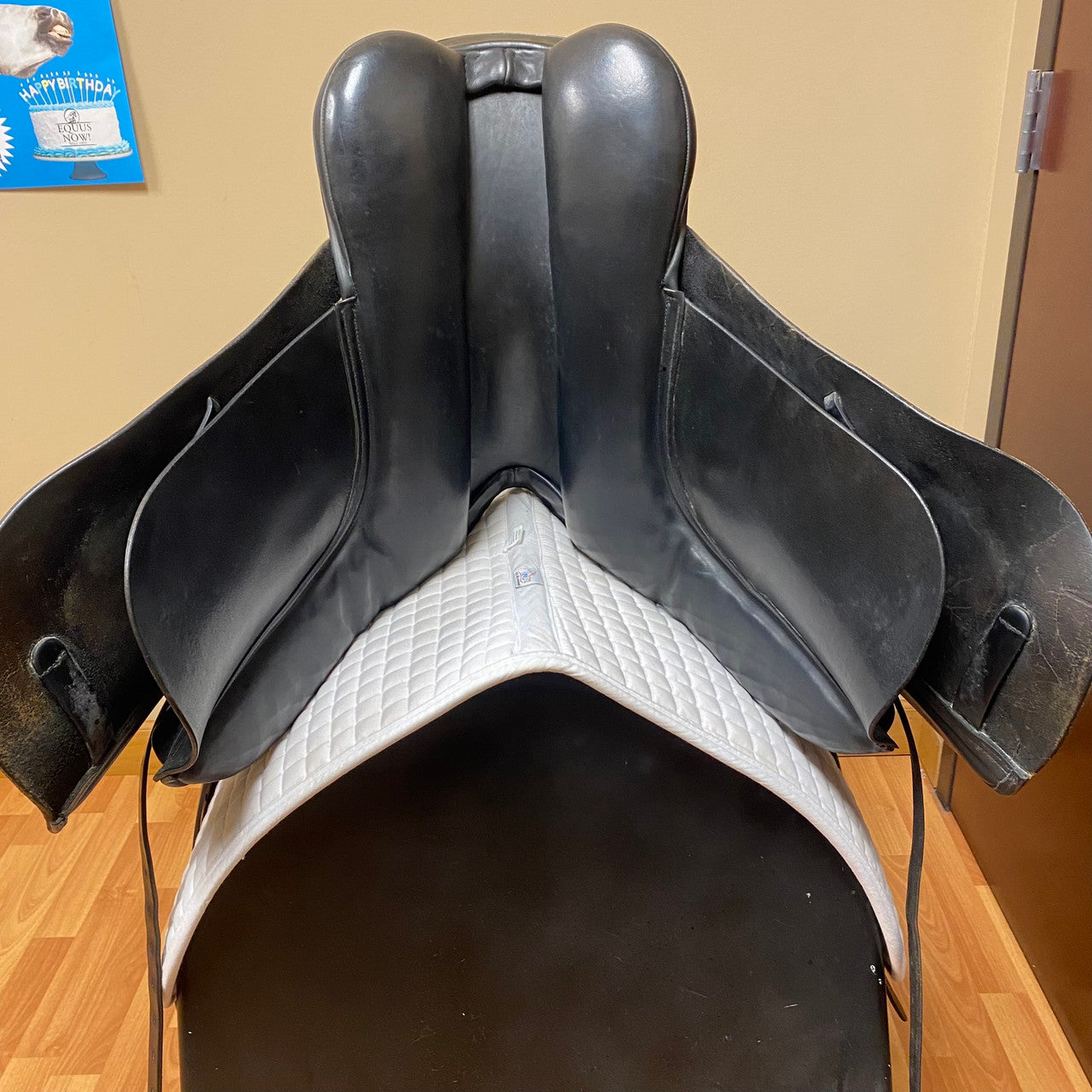 Used County Connection Dressage Saddle - 17" Seat - Wide Tree - sku to order - 11000300