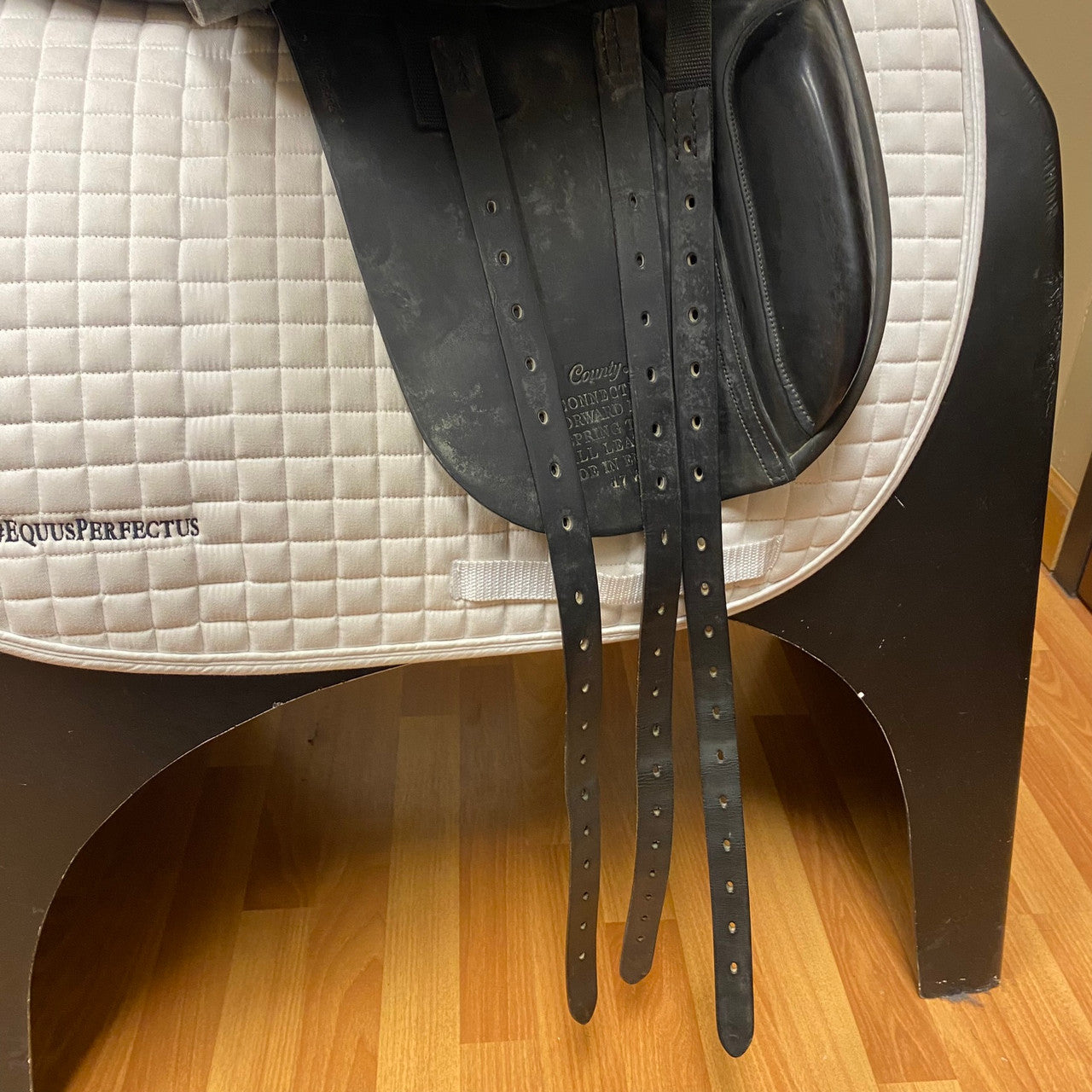 Used County Connection Dressage Saddle - 17" Seat - Wide Tree - sku to order - 11000300