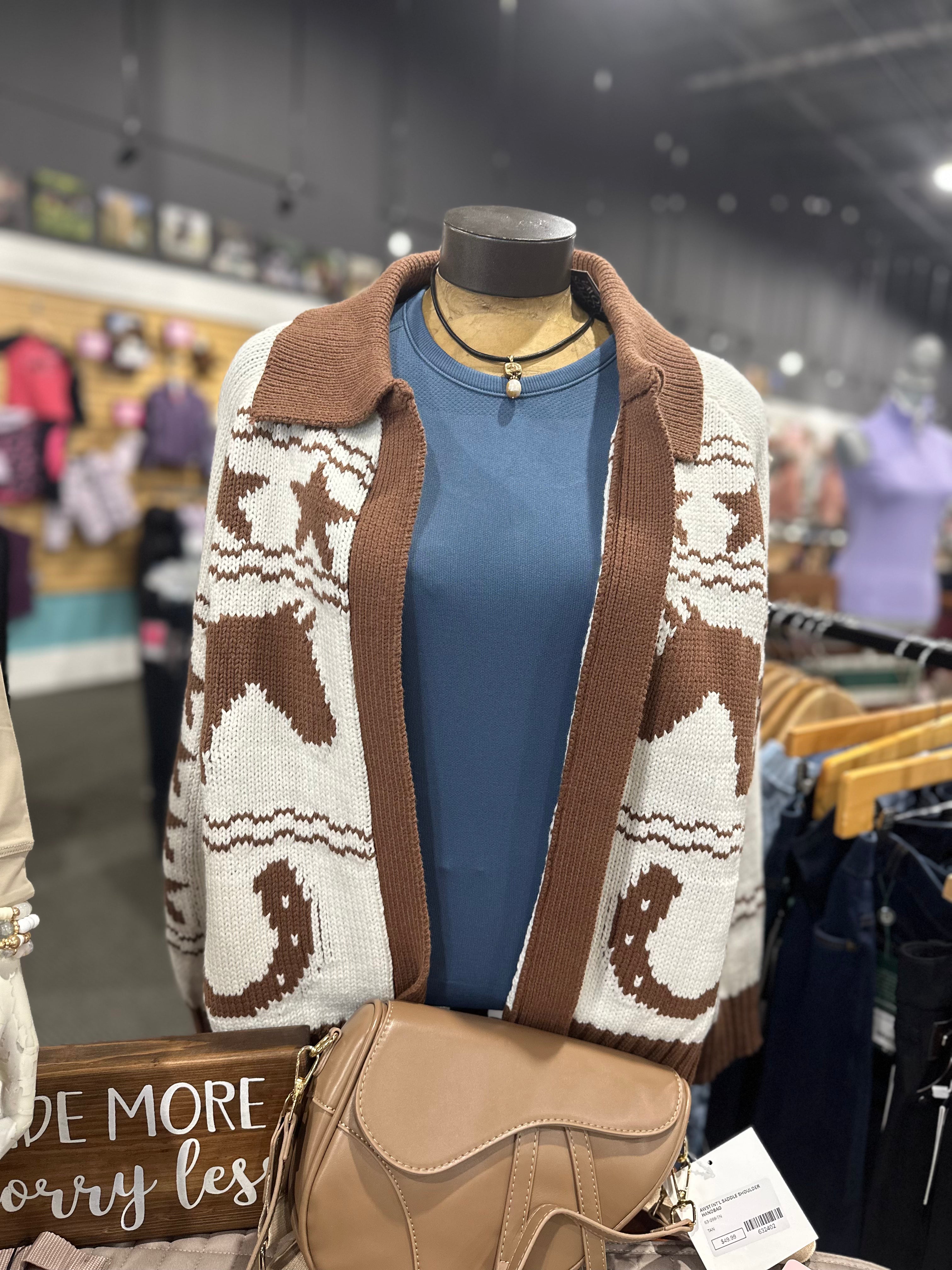 Horseshoe Open Cardigan