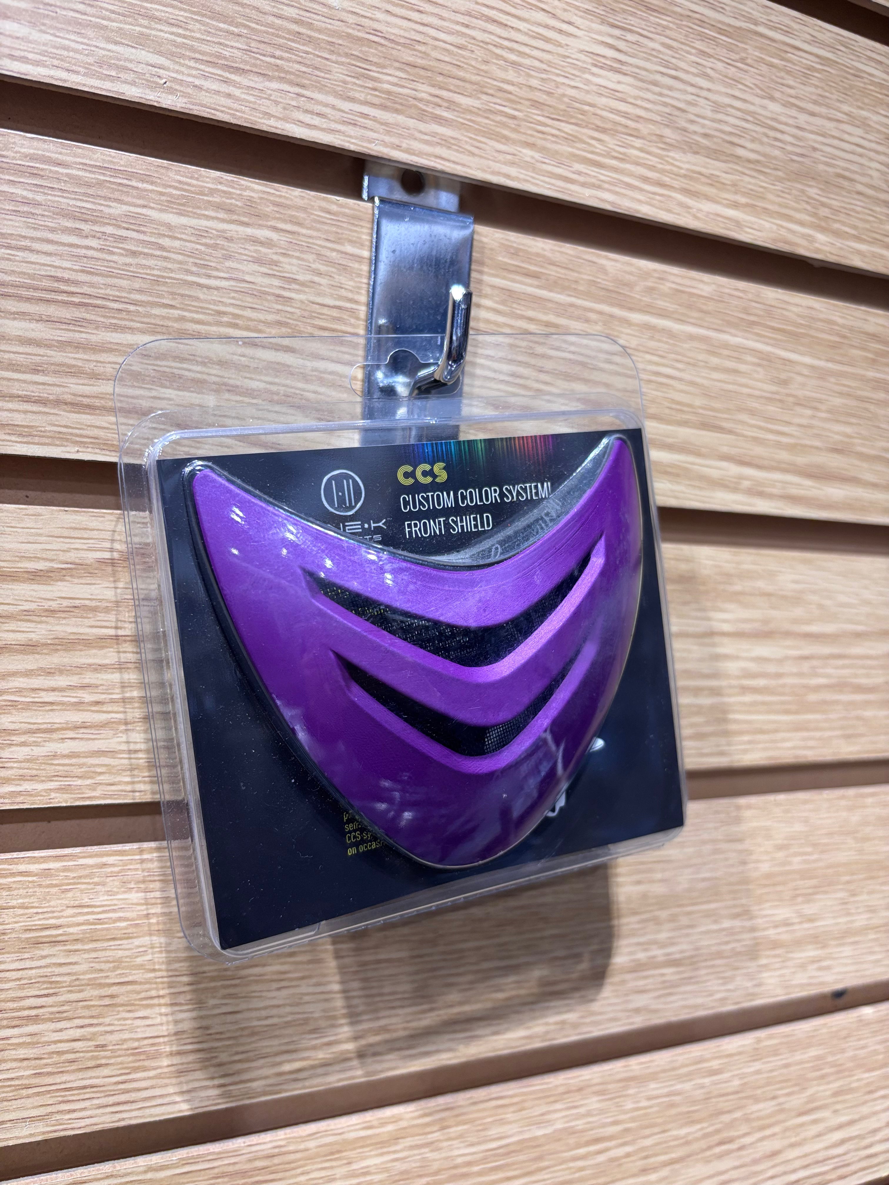 Used One K One Size Purple Helmet Shield