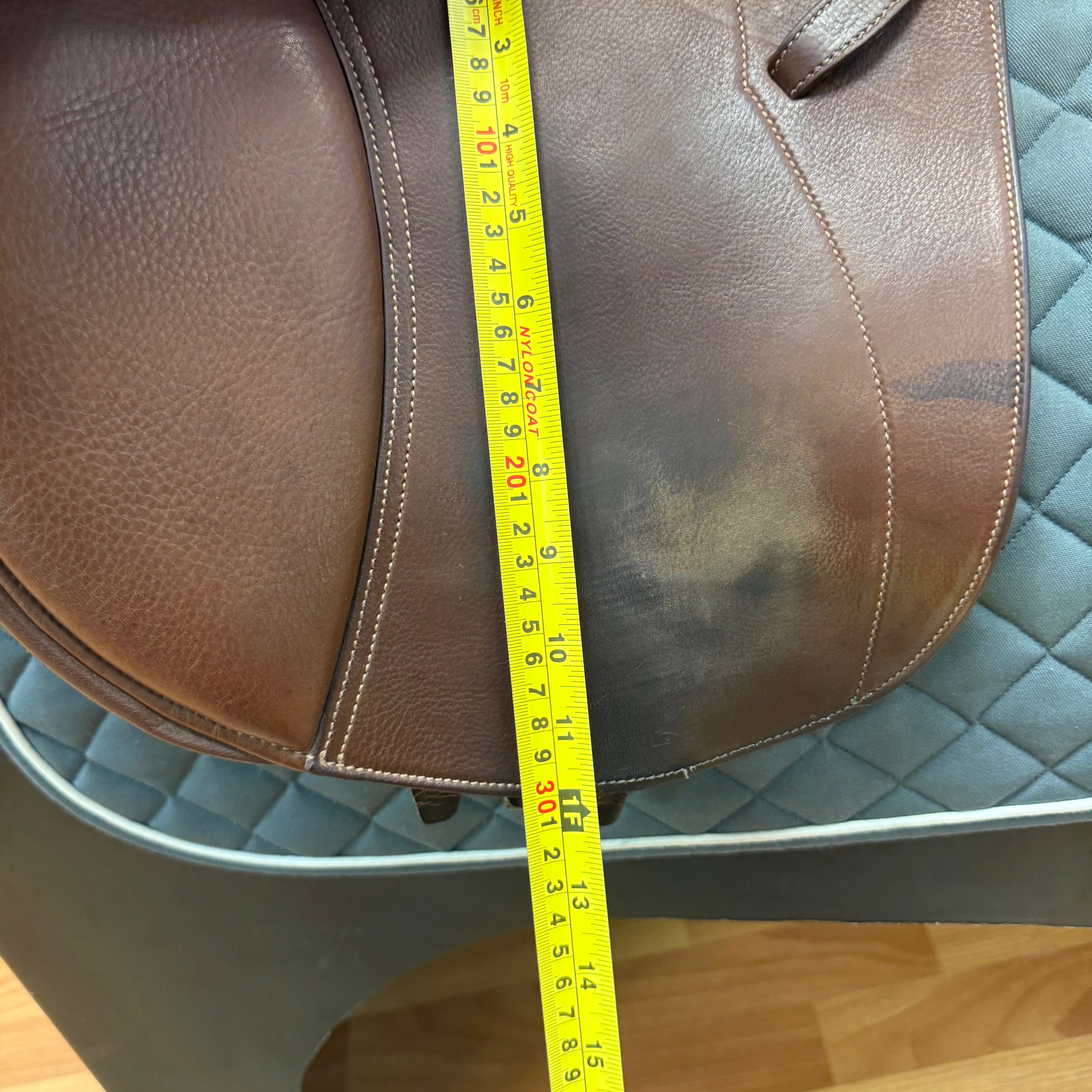 Used Pessoa Gen X Jump Saddle 16.5” Medium/Adjustable Tree