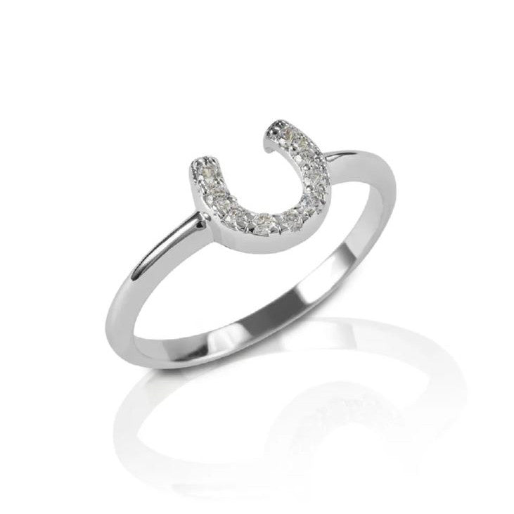 Kelly Herd Sterling Silver Horseshoe Ring - main