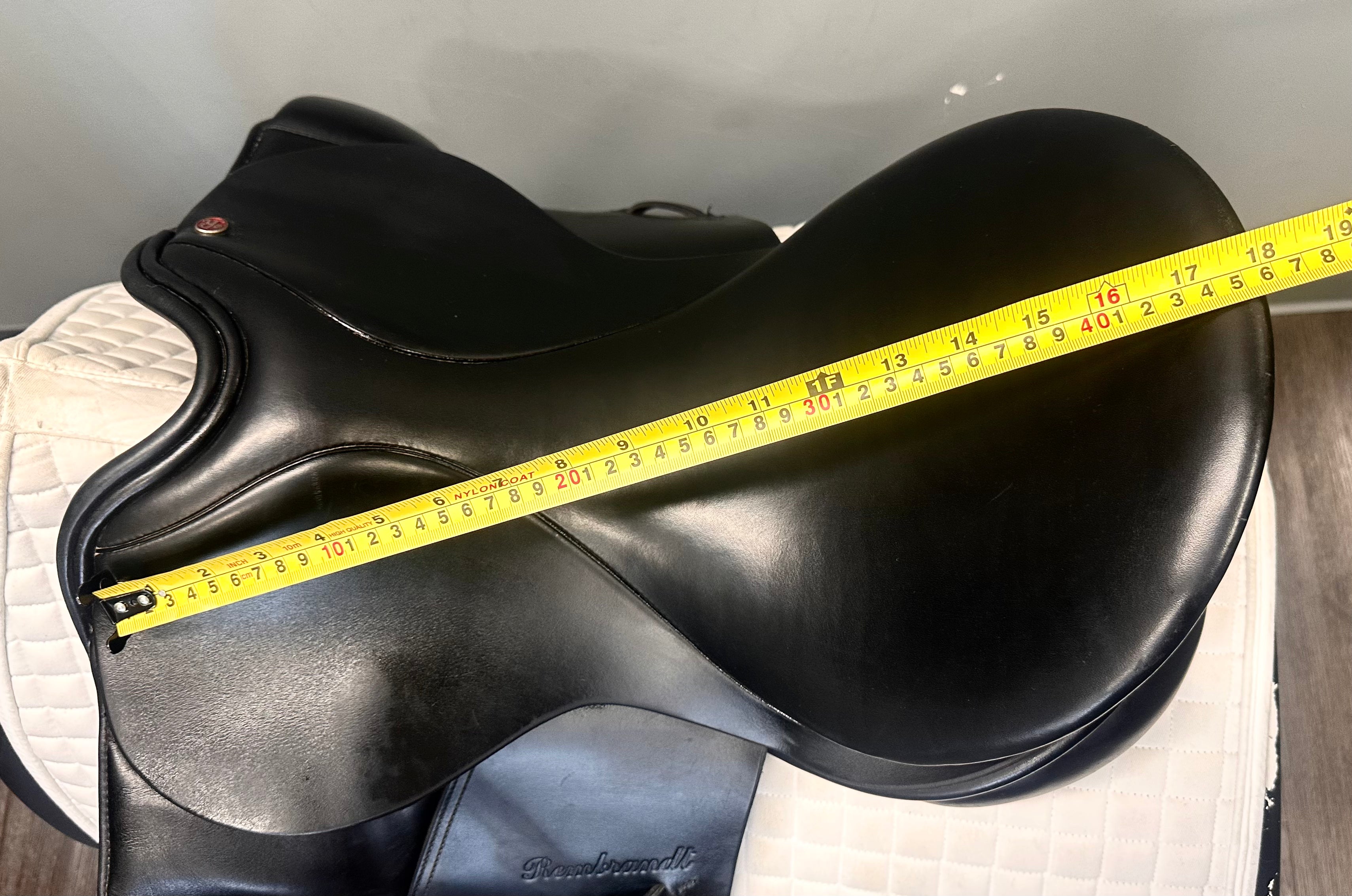 Used Rembrandt Dressage Saddle 17.5" Wide Tree