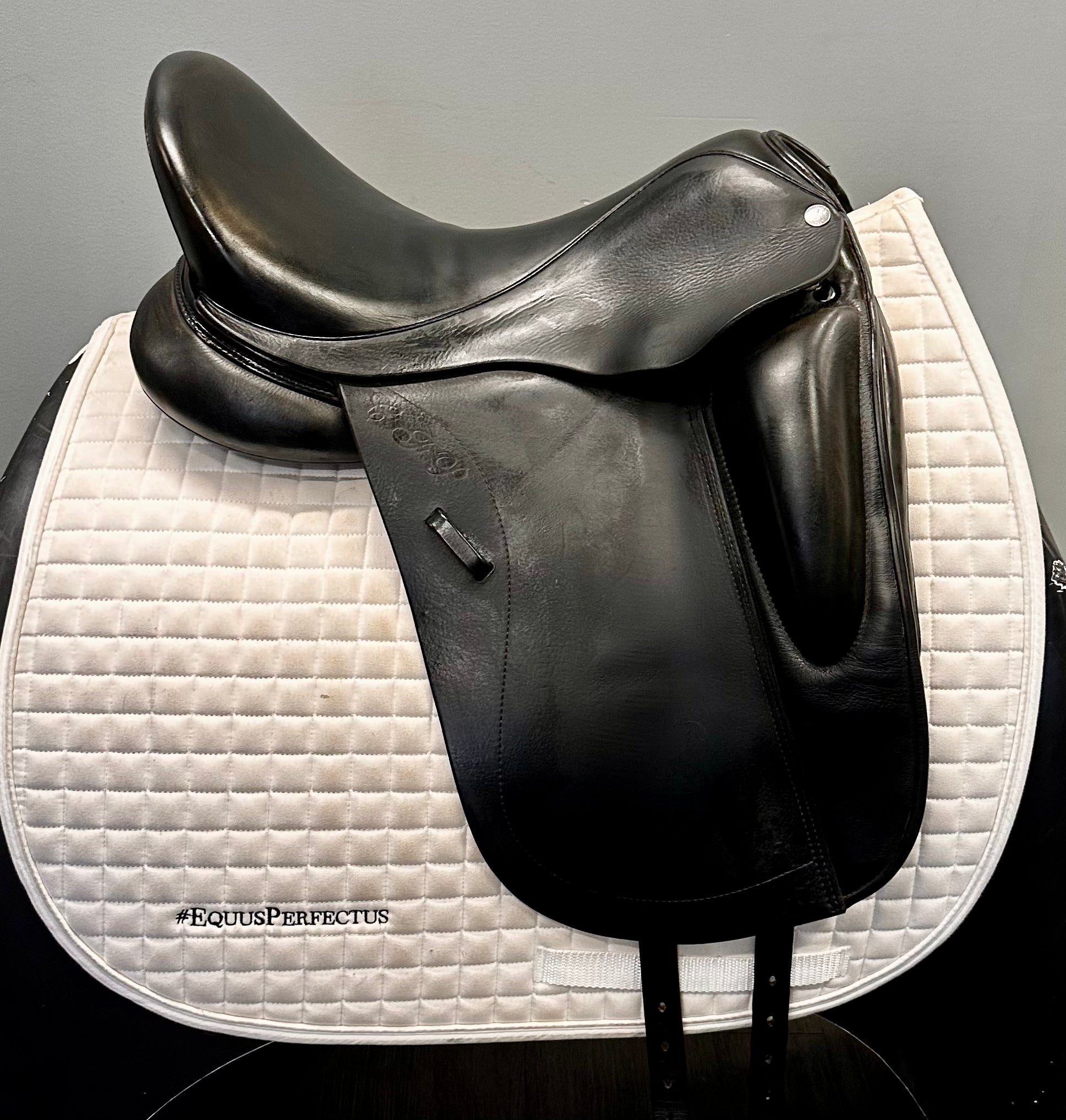 Used Patrick Liberty Dressage Saddle 17.5 Wide Tree