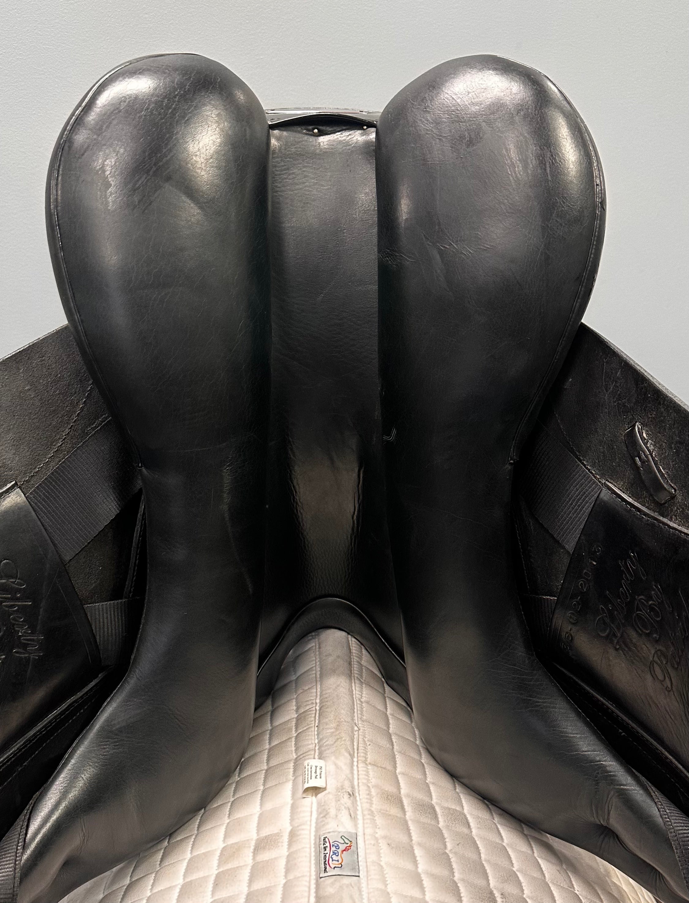 Used Patrick Liberty Dressage Saddle 17.5 Wide Tree