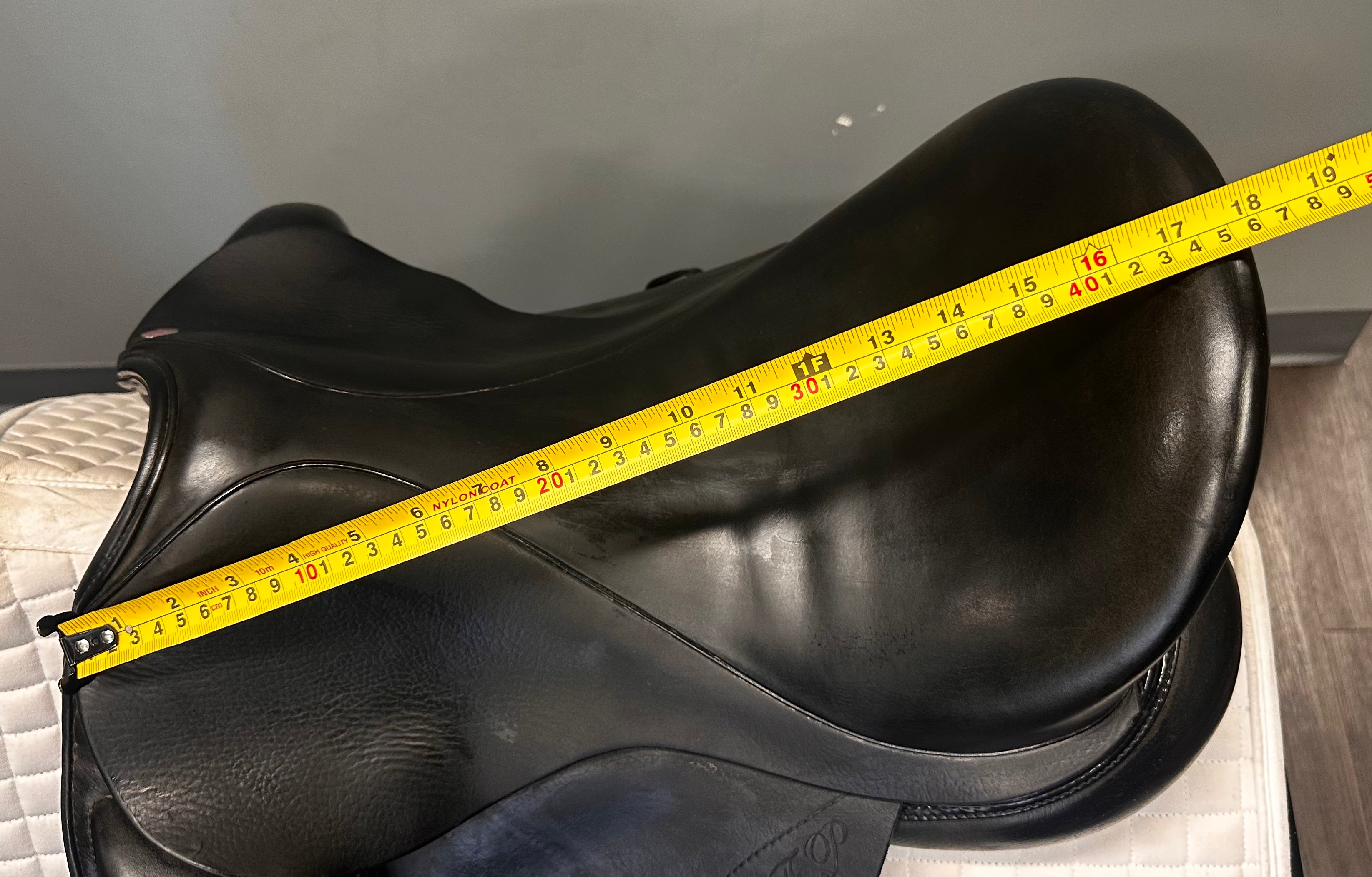 Used Patrick Liberty Dressage Saddle 17.5 Wide Tree