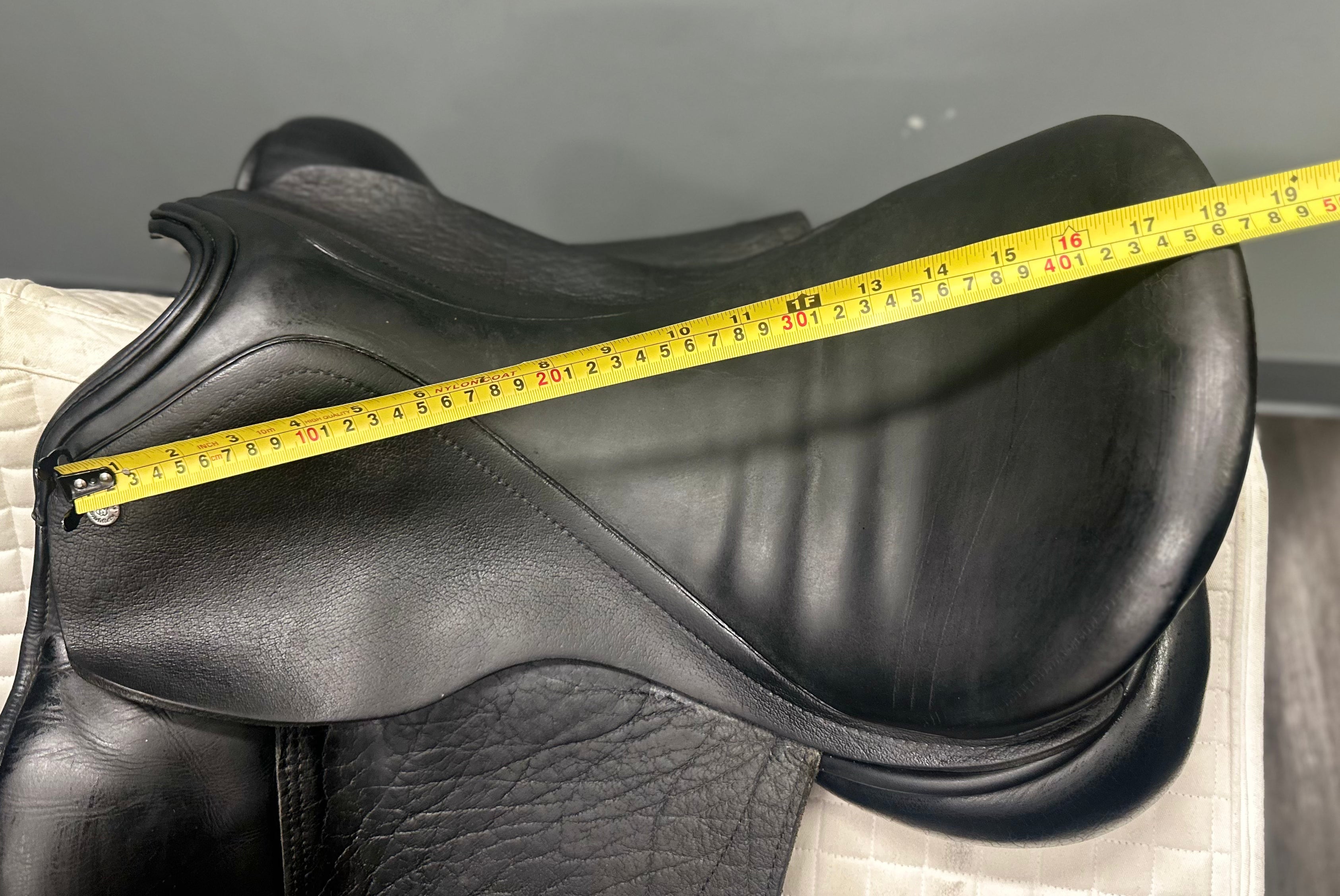 Used Custom Dressage Saddle 18" Medium Tree