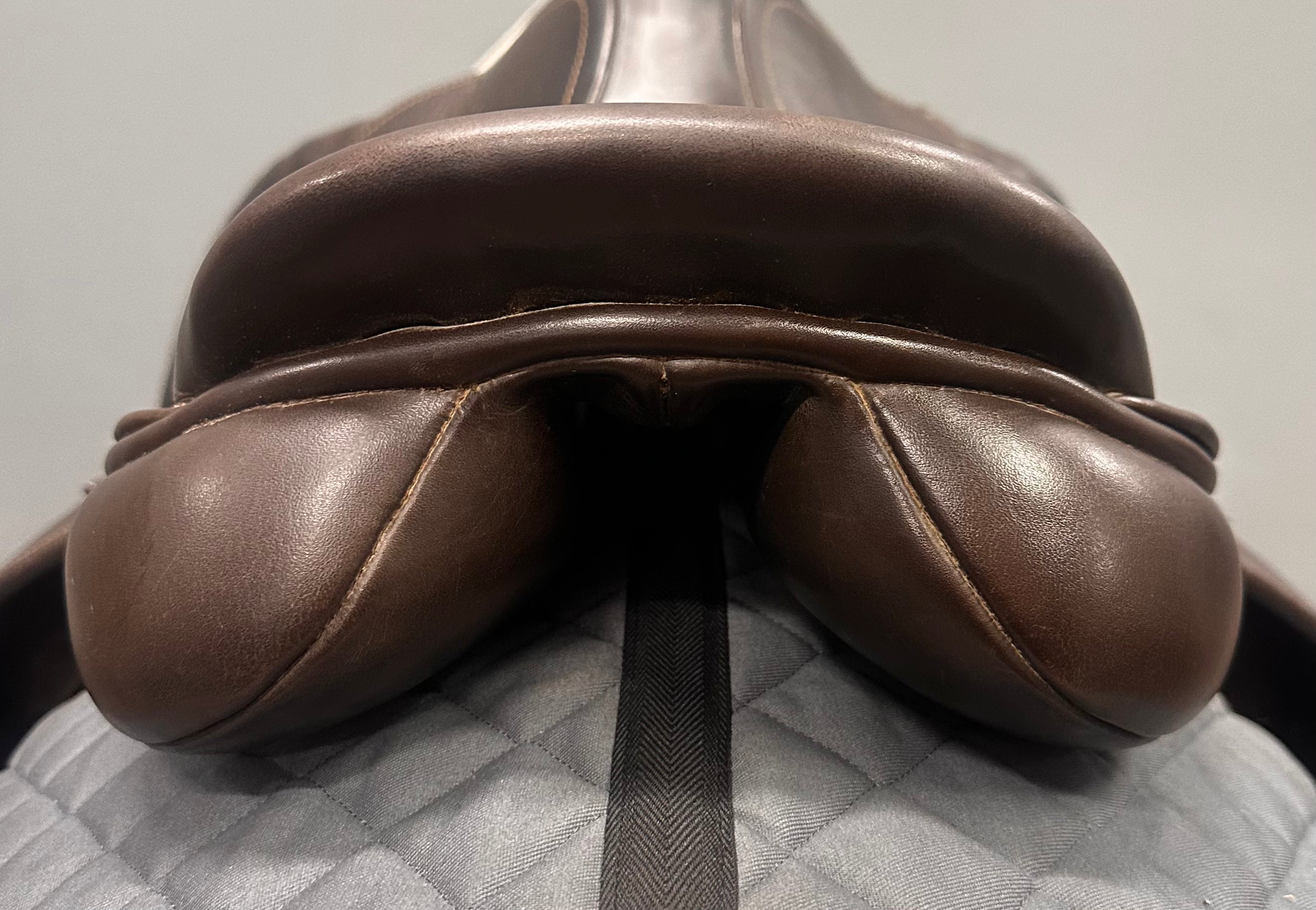 Used County Jump Saddle- 16" Medium Tree/ Forward Flap