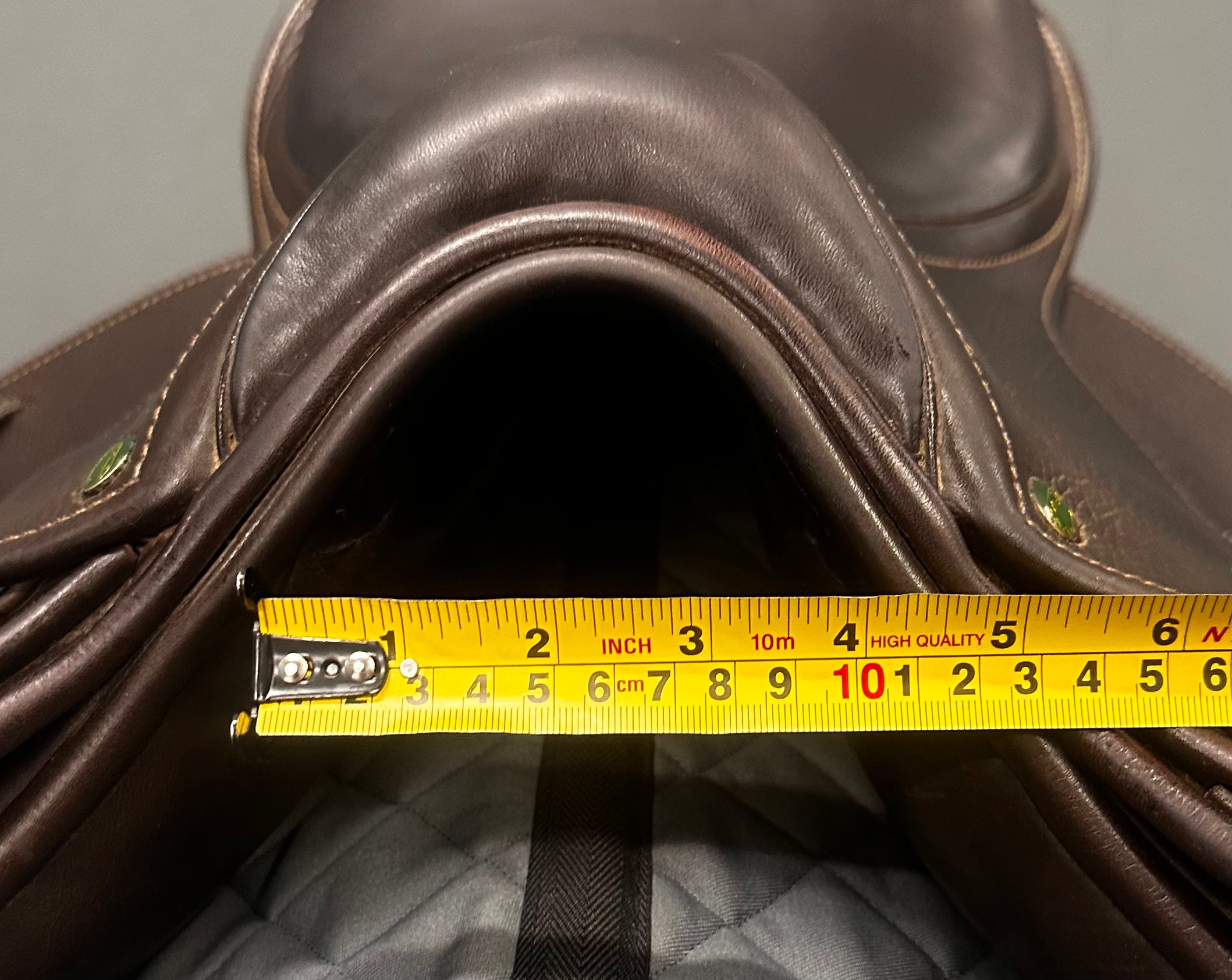 Used County Jump Saddle- 16" Medium Tree/ Forward Flap