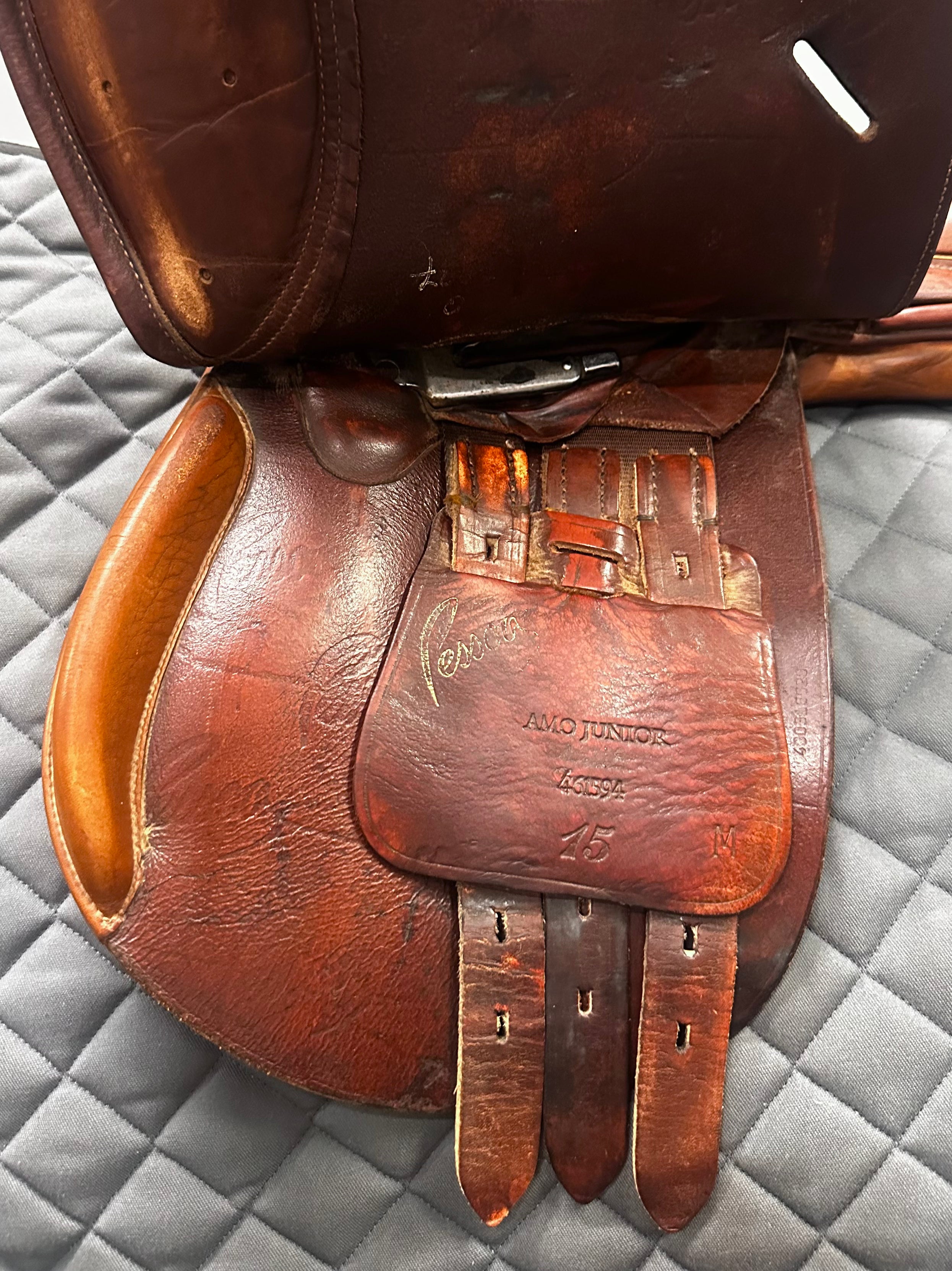 Used Pessoa Amo Childrens Jump Saddle 15" Medium Tree