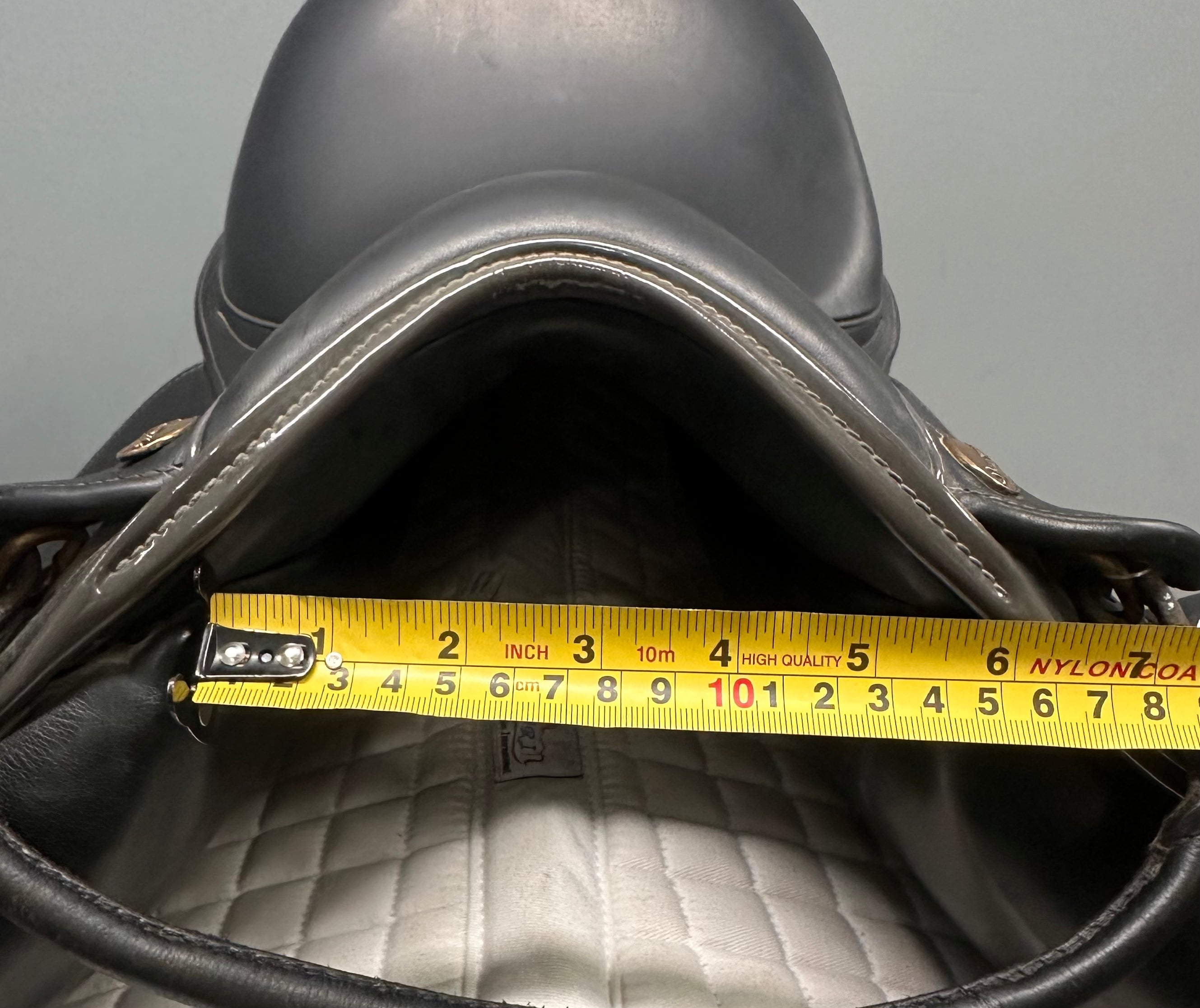Used Henry Dabbs Dressage Saddle 17.5" Wide Tree
