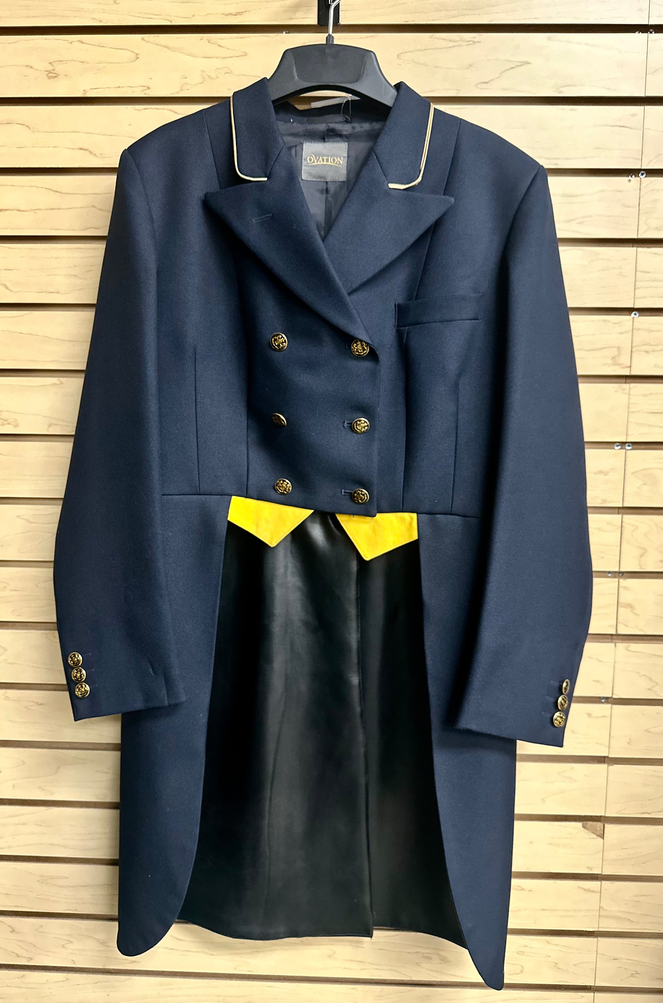 Used 14R Navy Ovation Shadbelly Coat