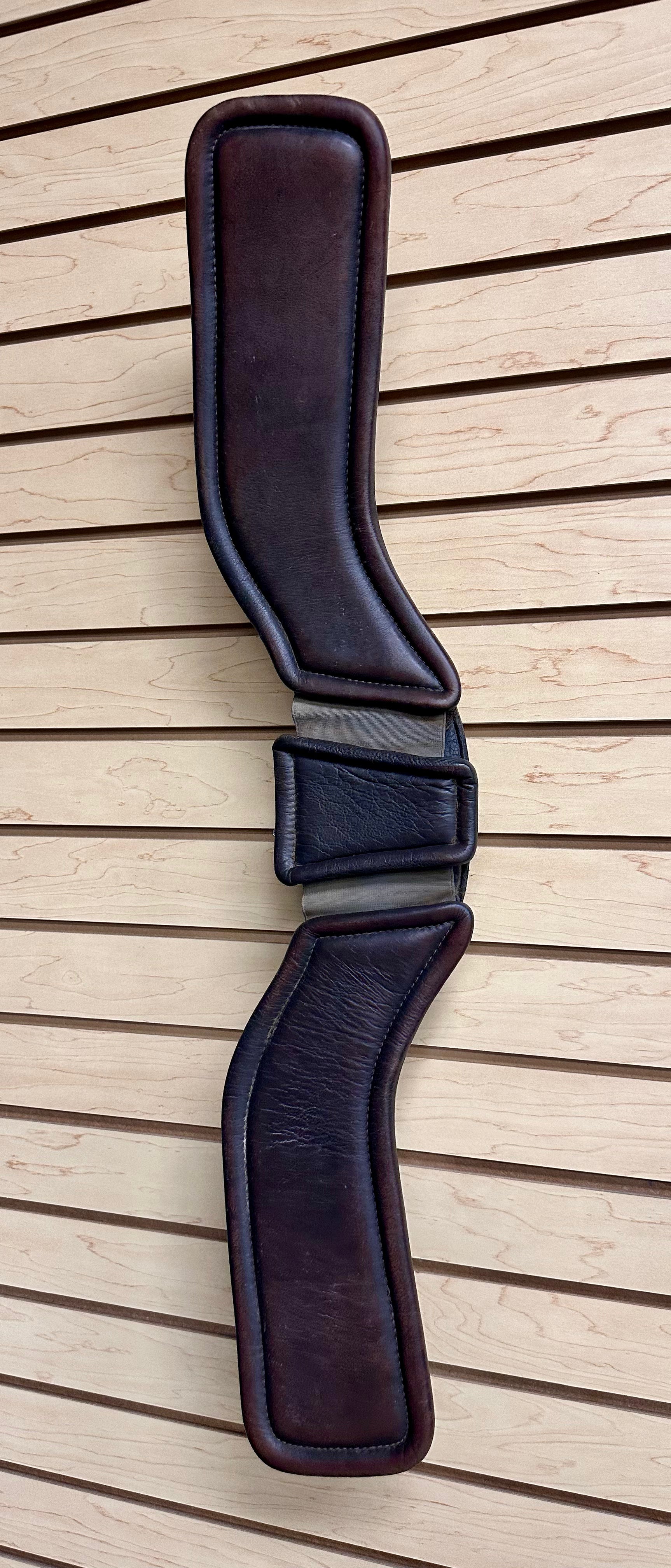 Used 28" Brown Total Saddle Fit Leather Girth