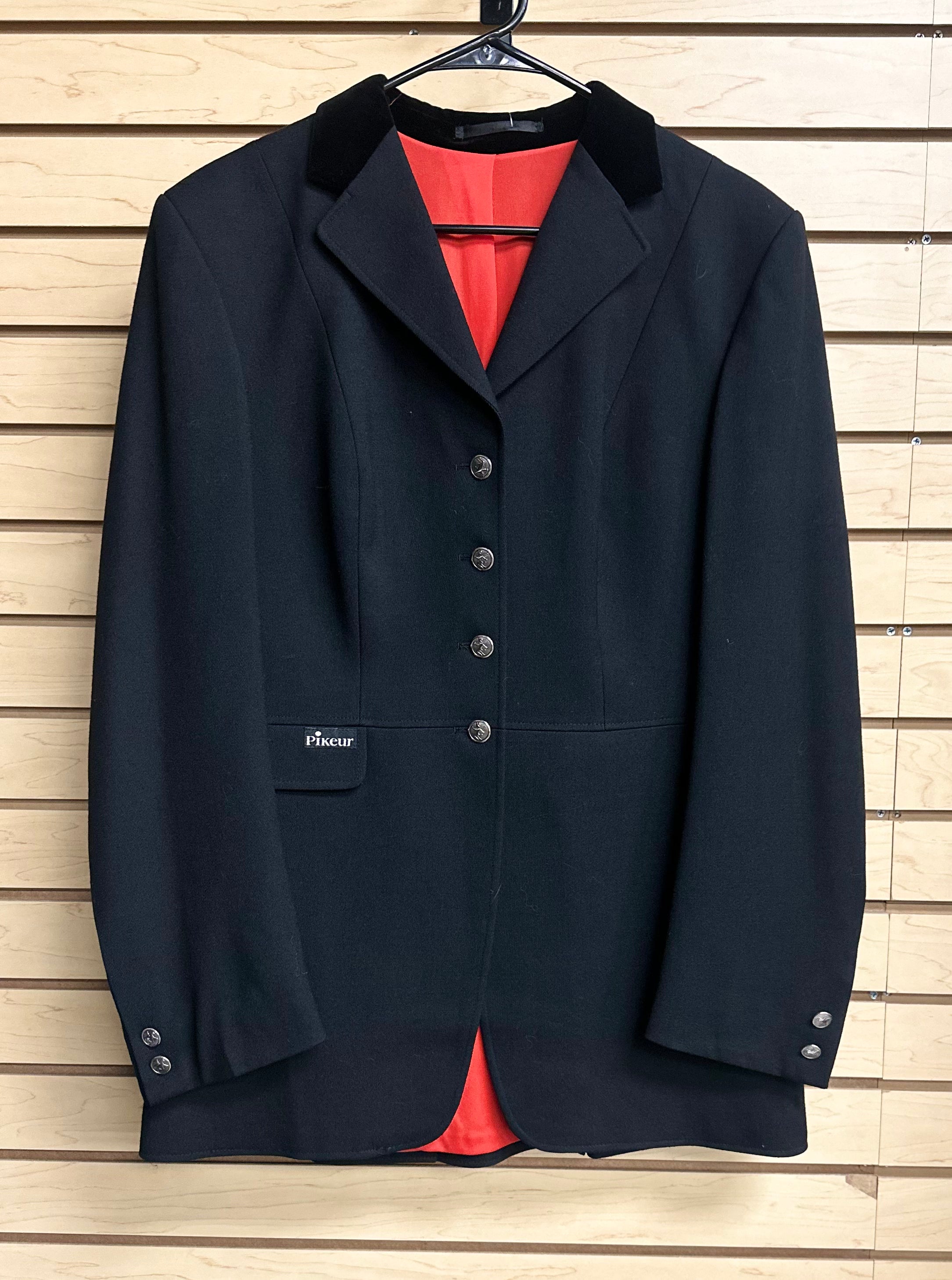 Used 12S Black Pikeur Hunt Coat